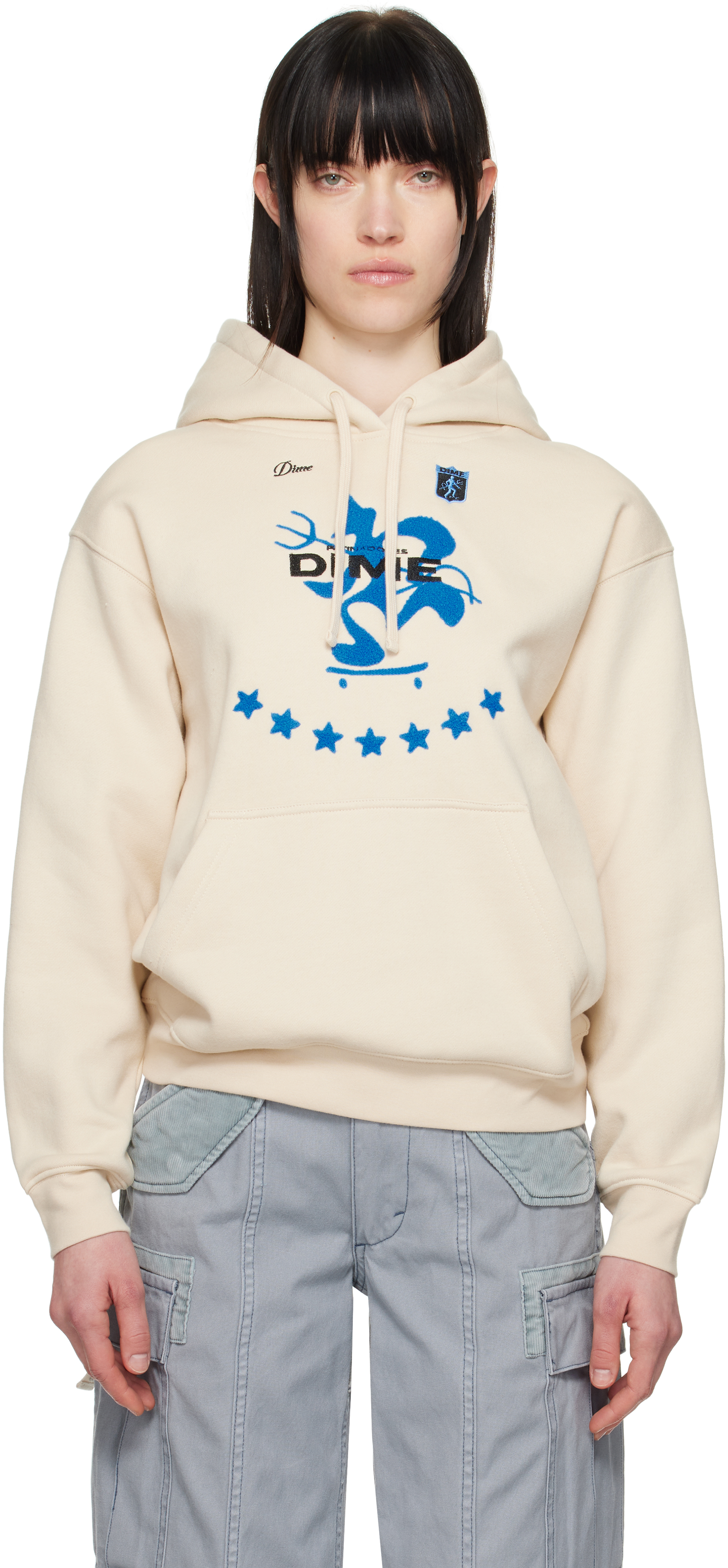 Beige Patinadores Hoodie