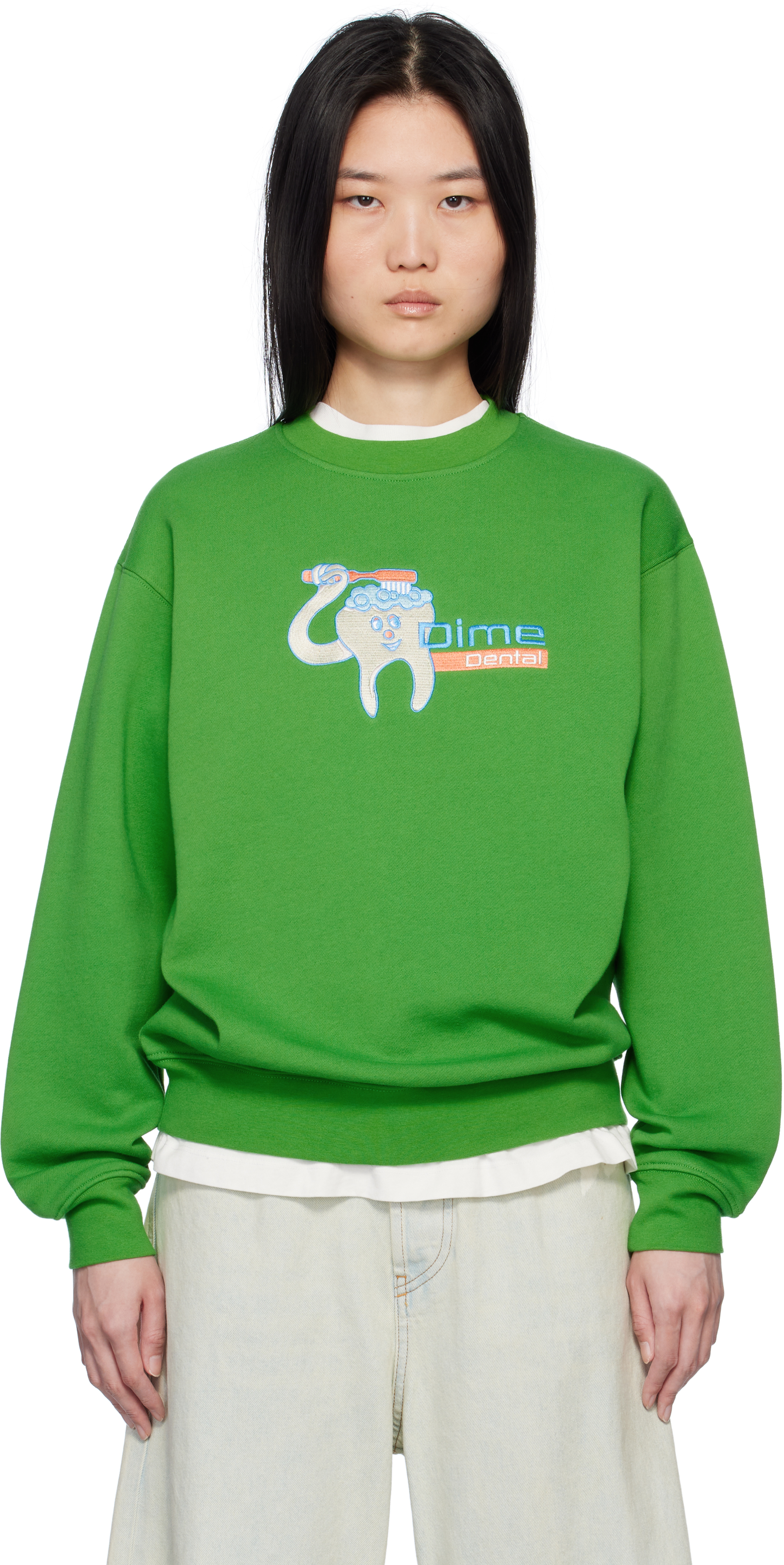 Green Dental Care Crewneck Sweatshirt