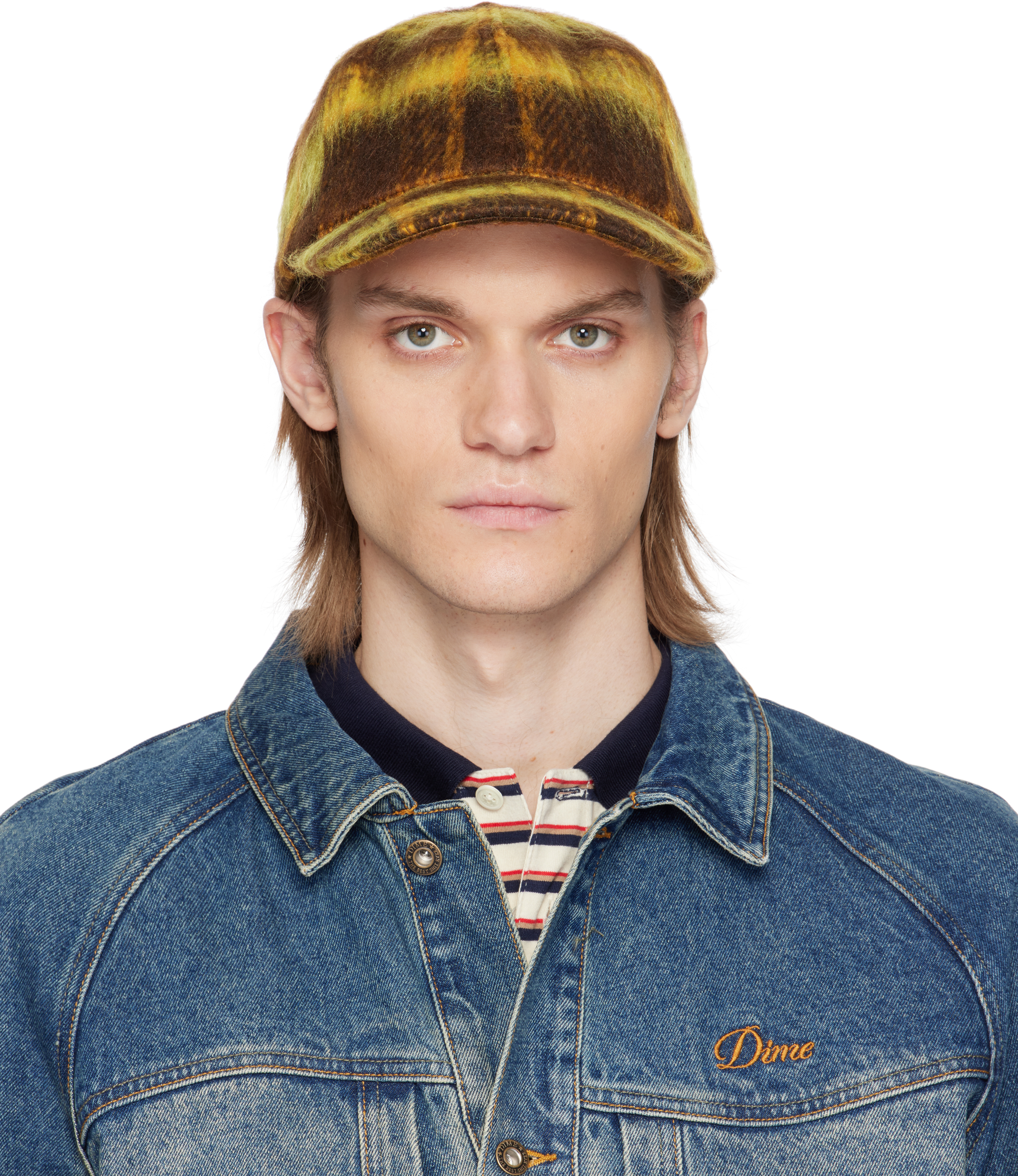 Yellow & Brown Shaggy Low Pro Cap