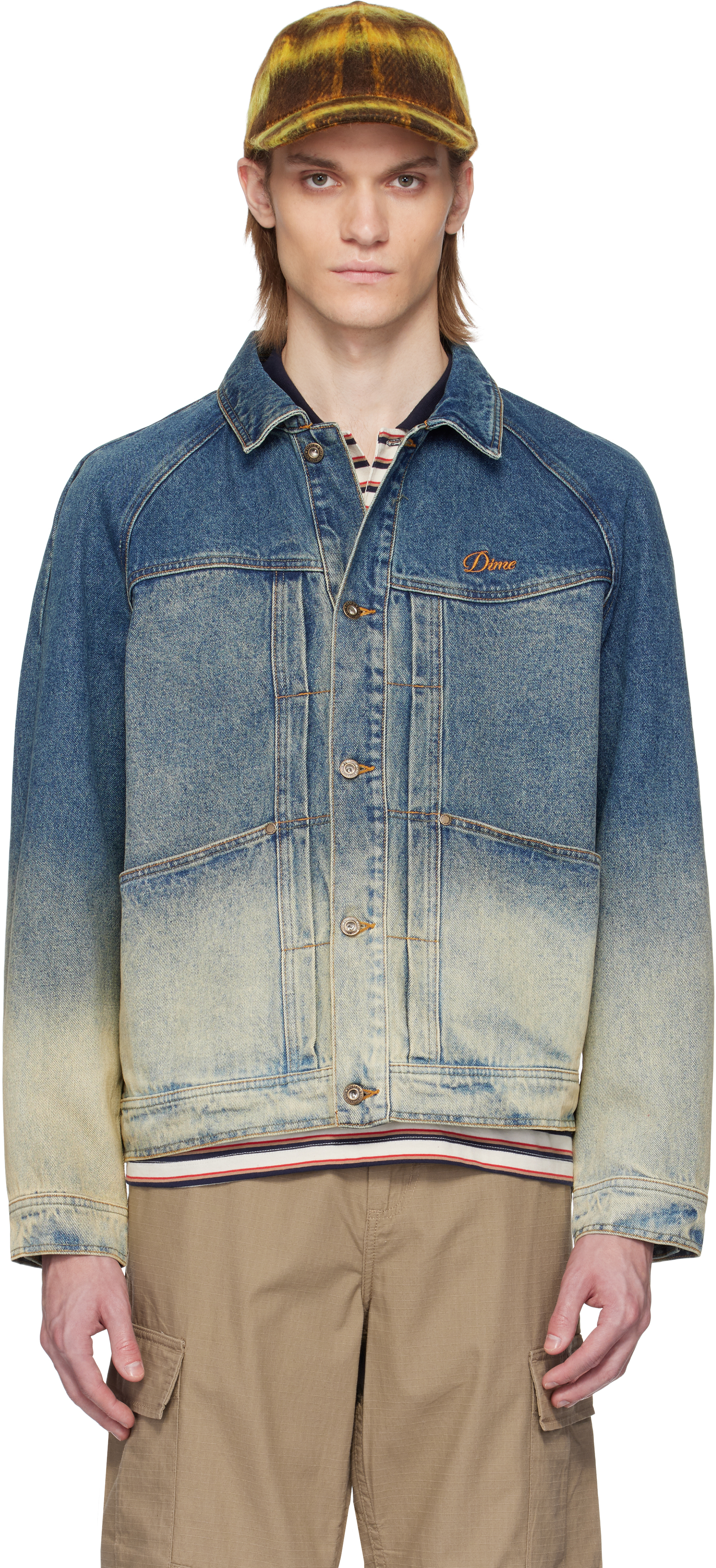 Blue Faded Denim Jacket