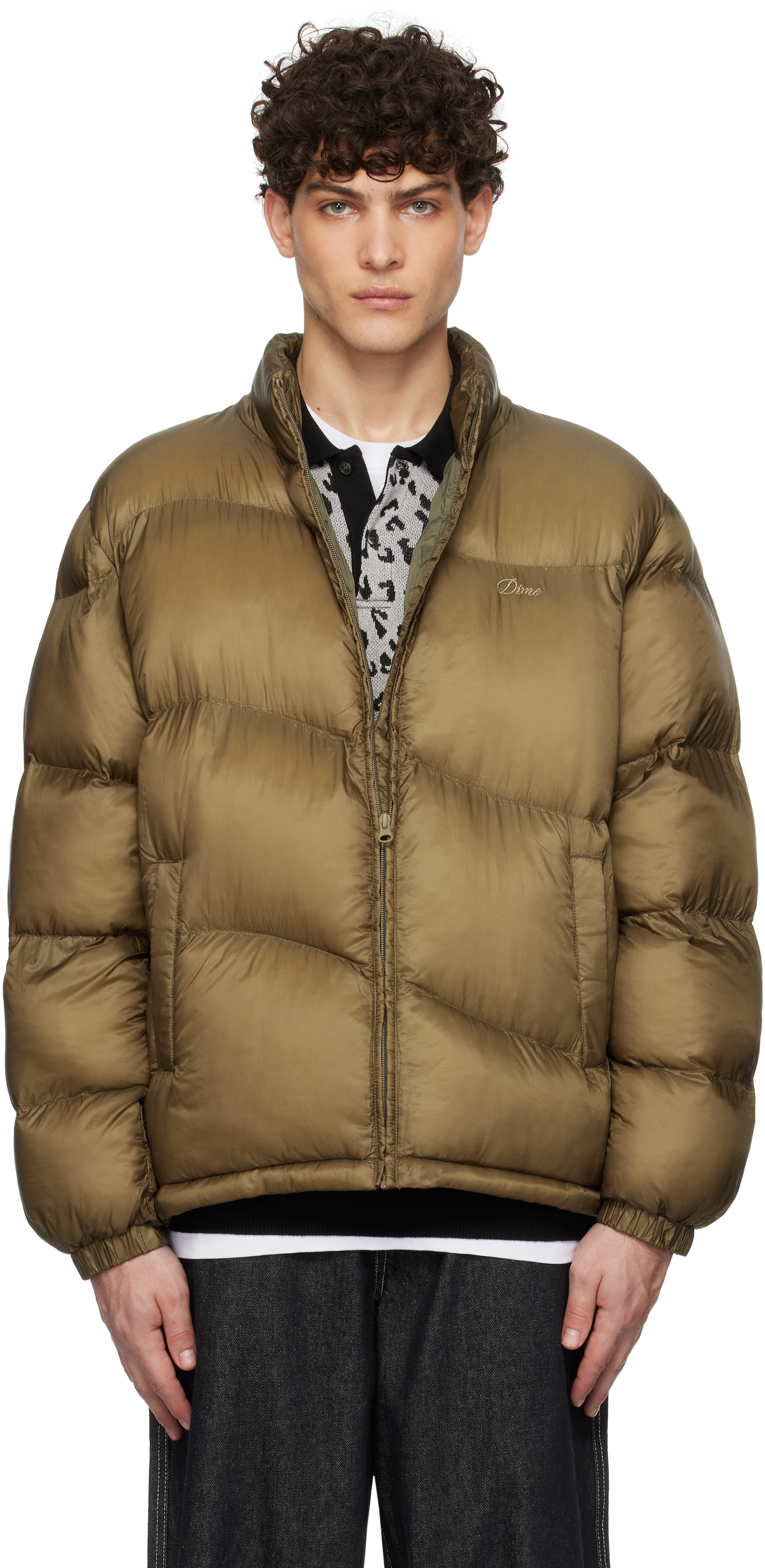 Gold Classic Ripstop Puffer Jacket