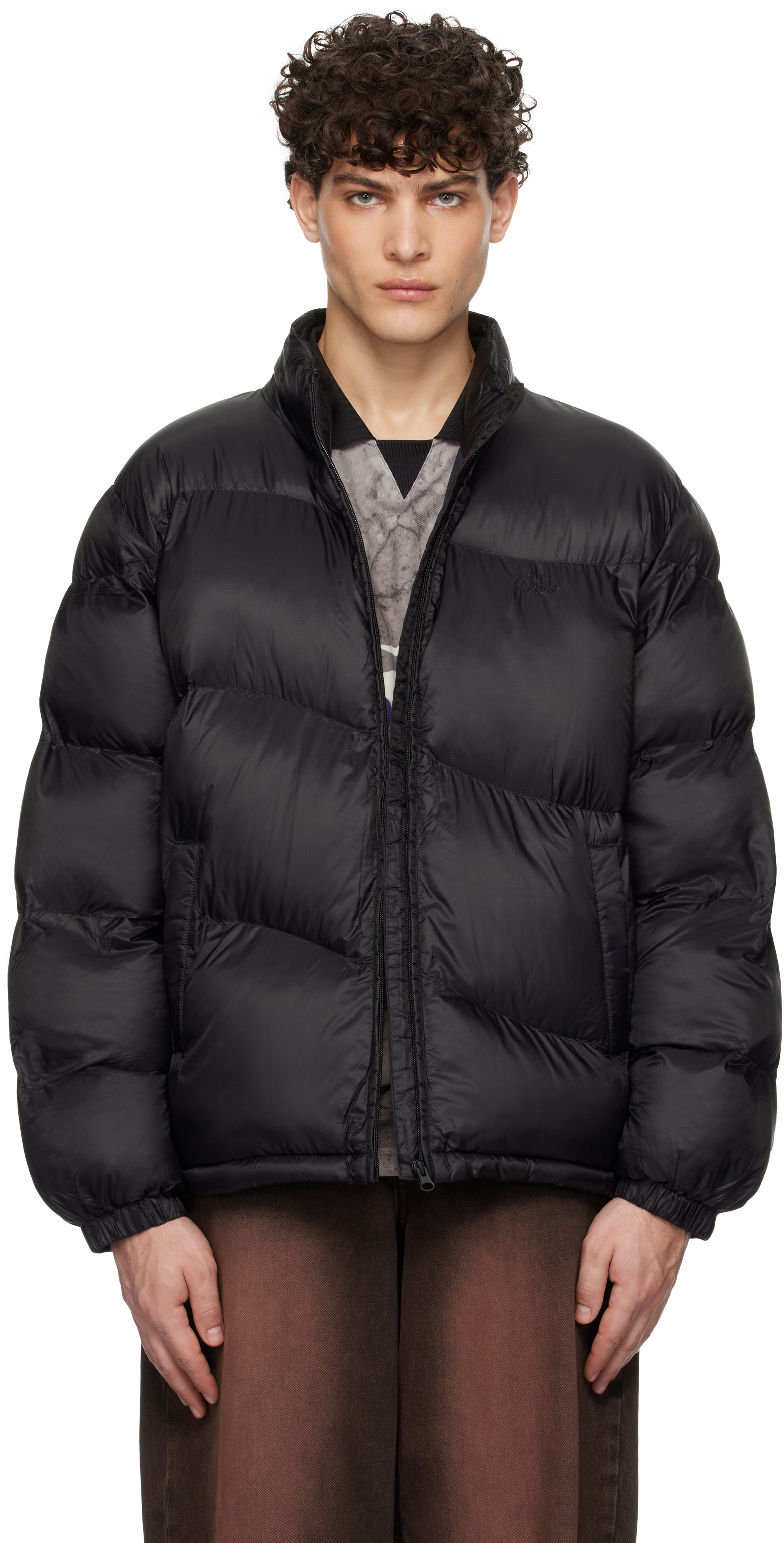 Black Classic Ripstop Puffer Jacket