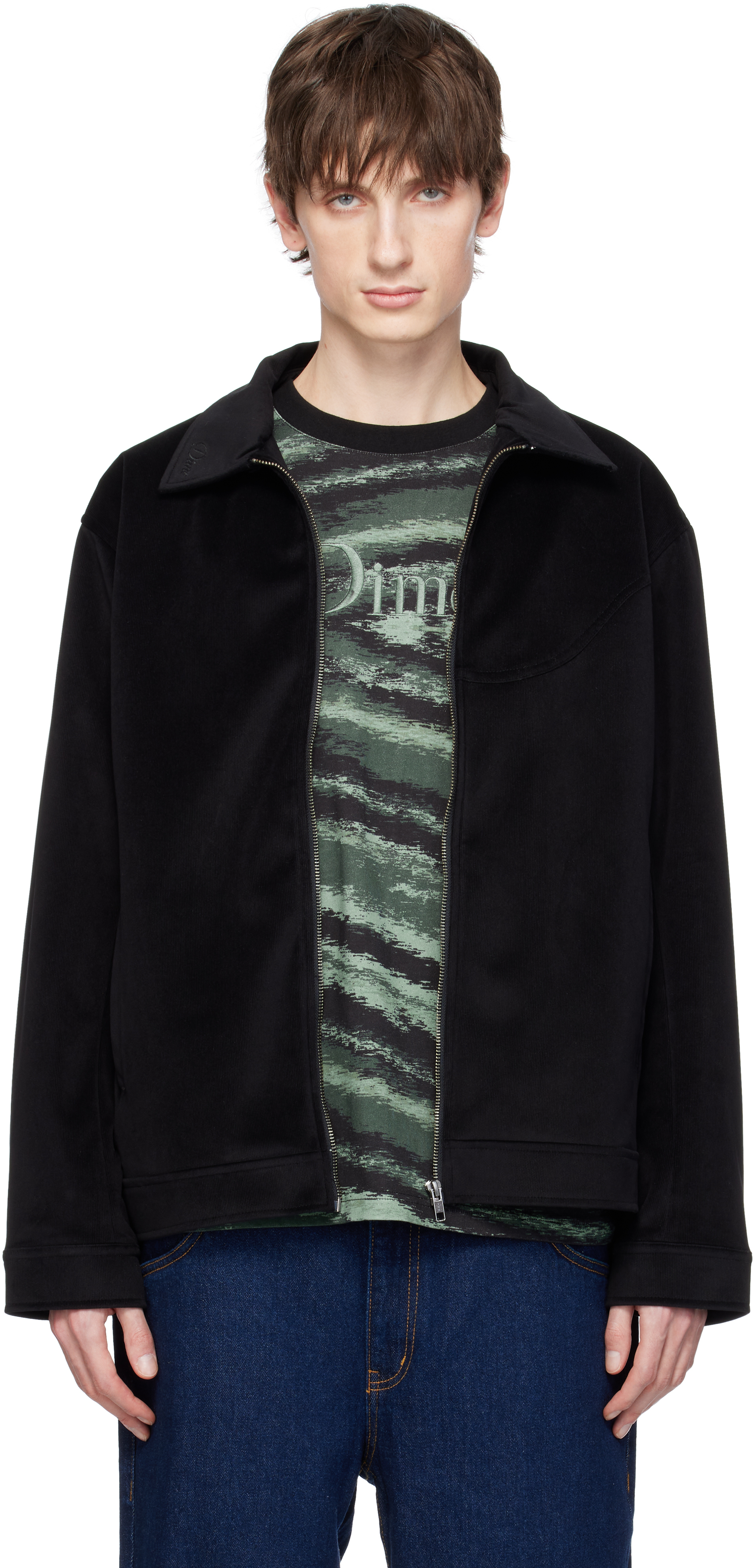 Dime Denim Twill Jacket / BLACK WASHED (ダイム デニム