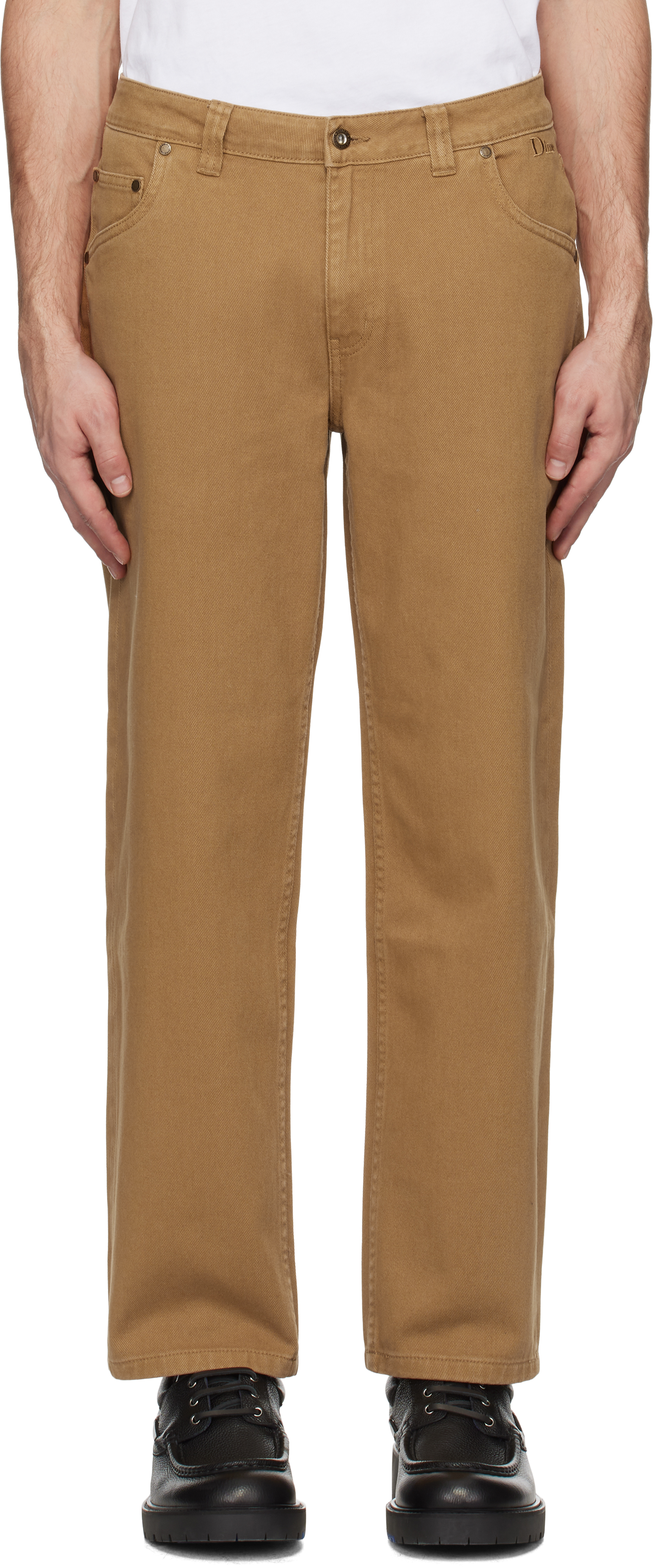 Brown Classic Relaxed Jeans