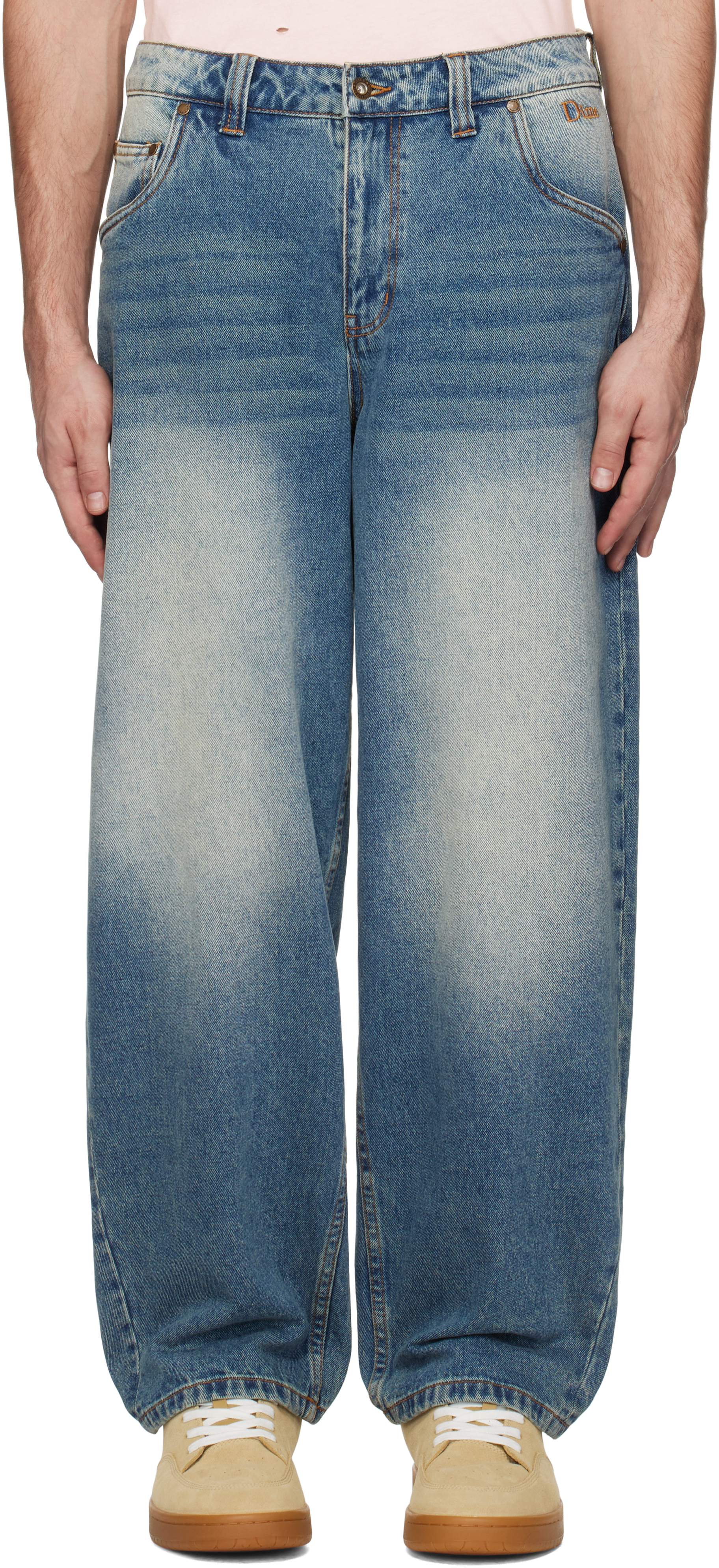 Blue Classic Baggy Jeans