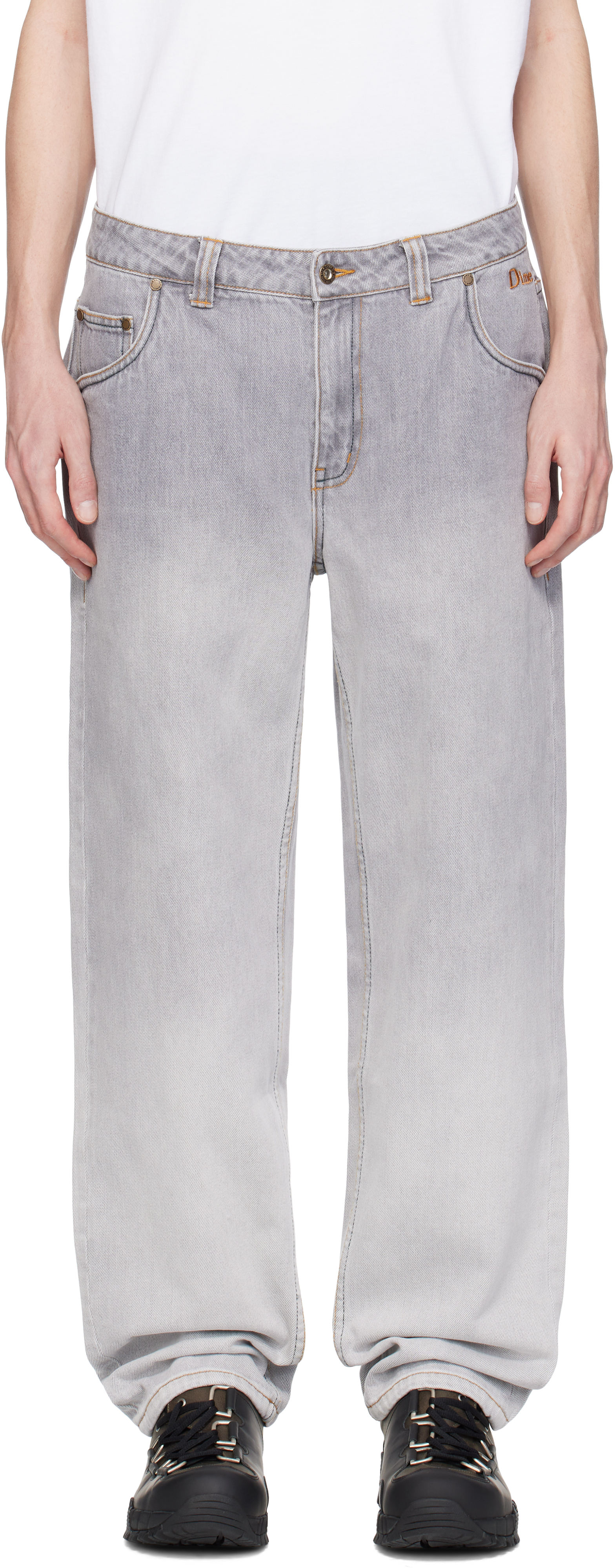 Gray Classic Relaxed Jeans