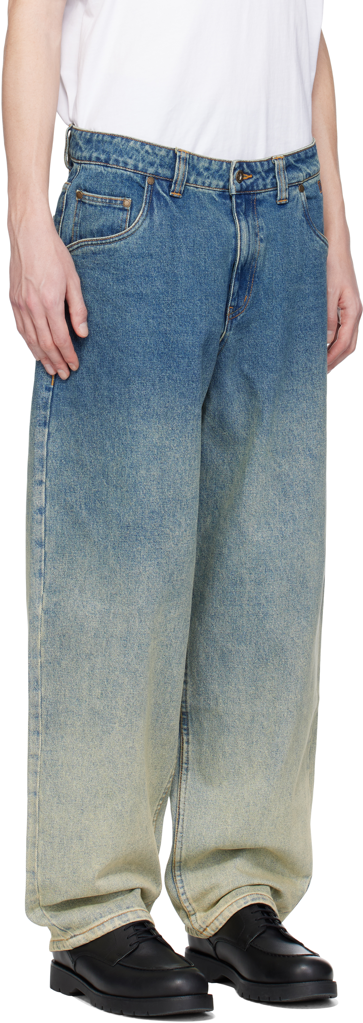 DIME BLUE CLASSIC BAGGY JEANS