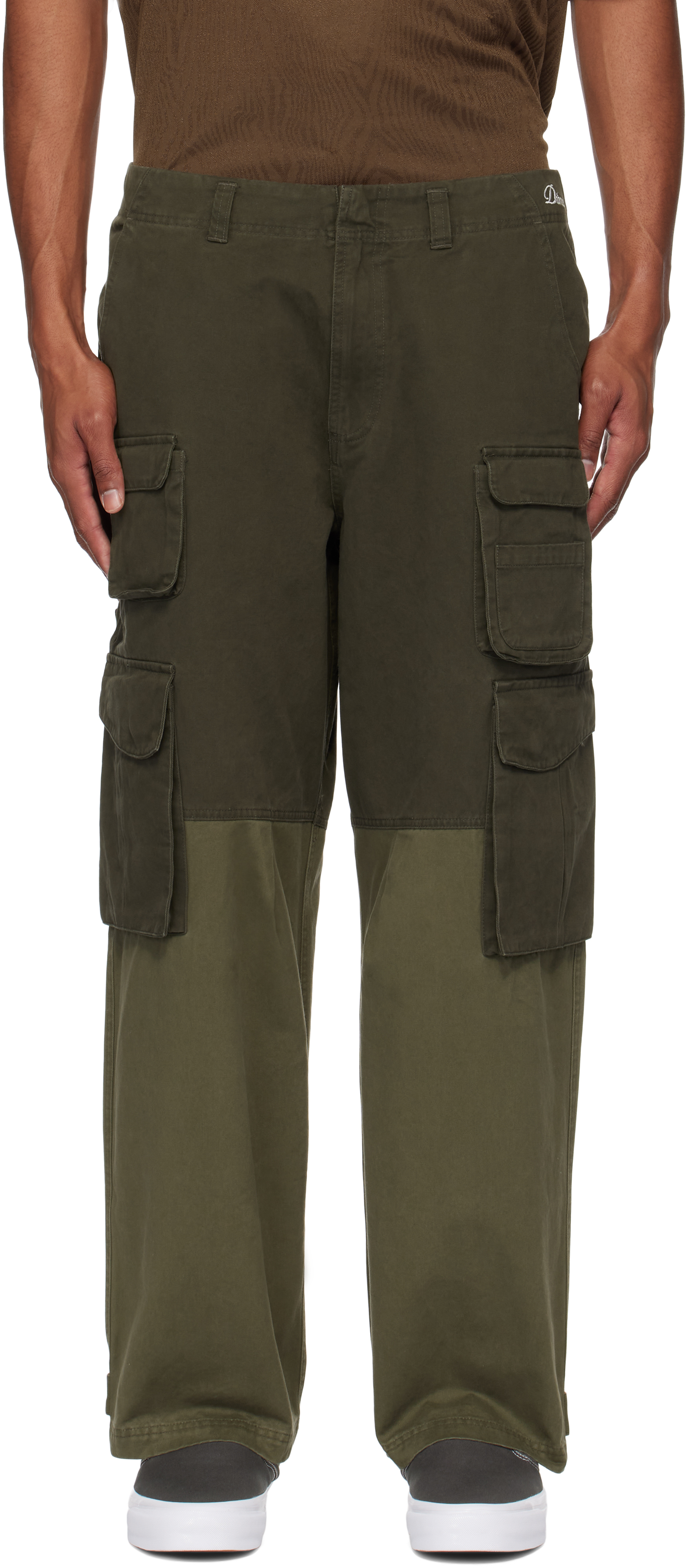 Khaki Fishing Cargo Pants