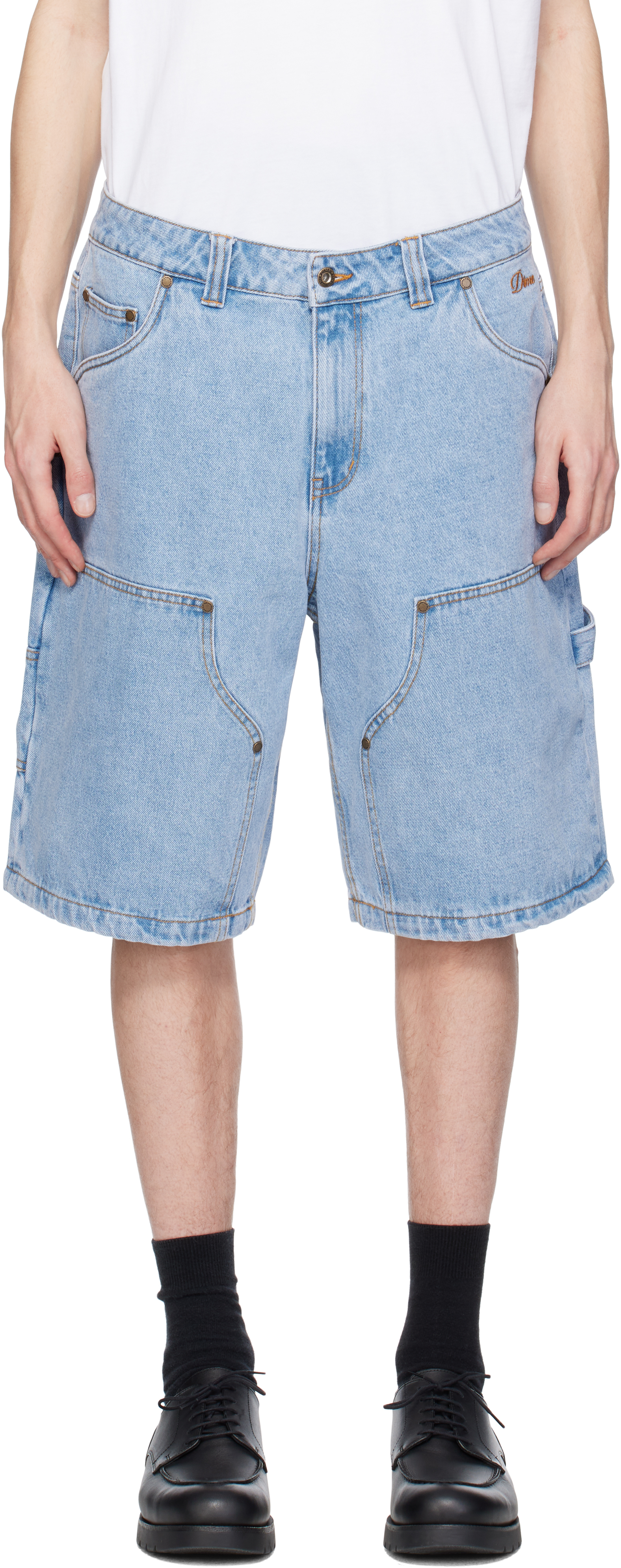 Blue Carpenter Denim Shorts