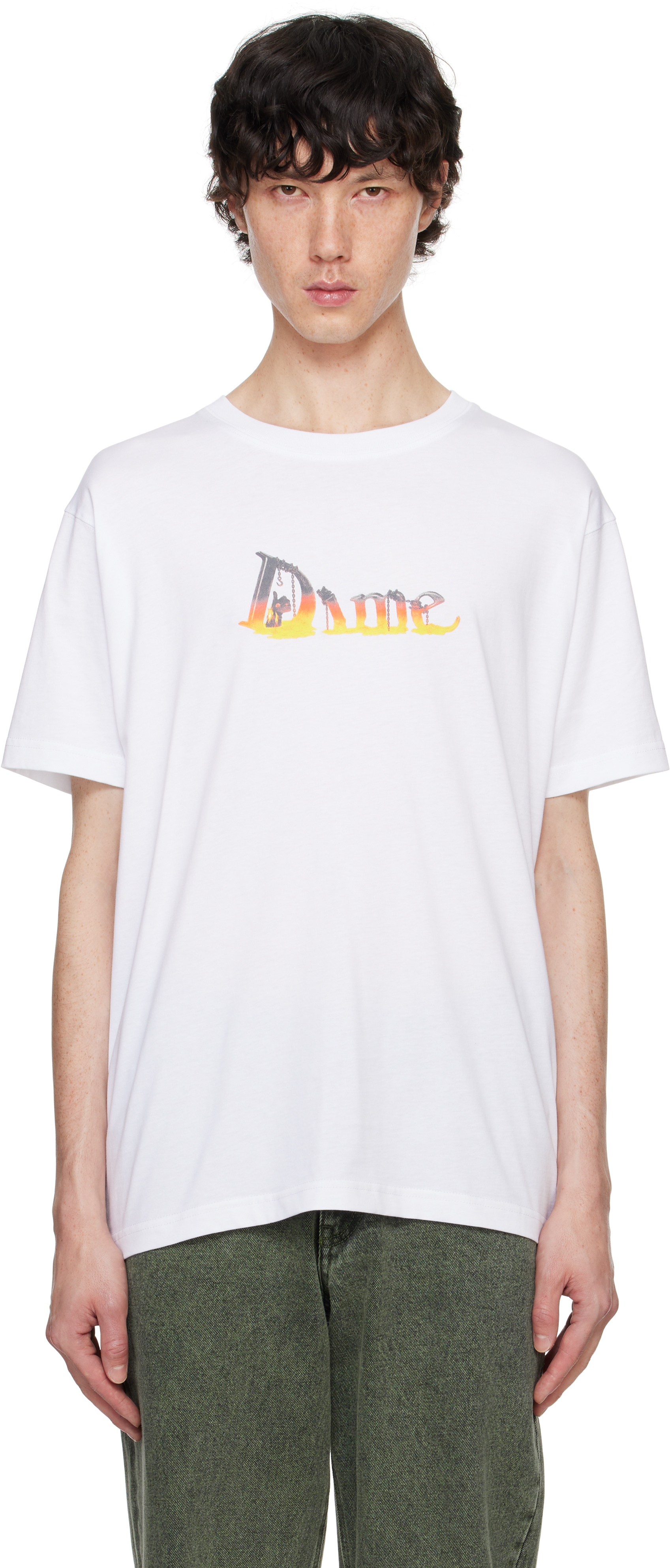 Shop Dime White Classic Skynet T-shirt