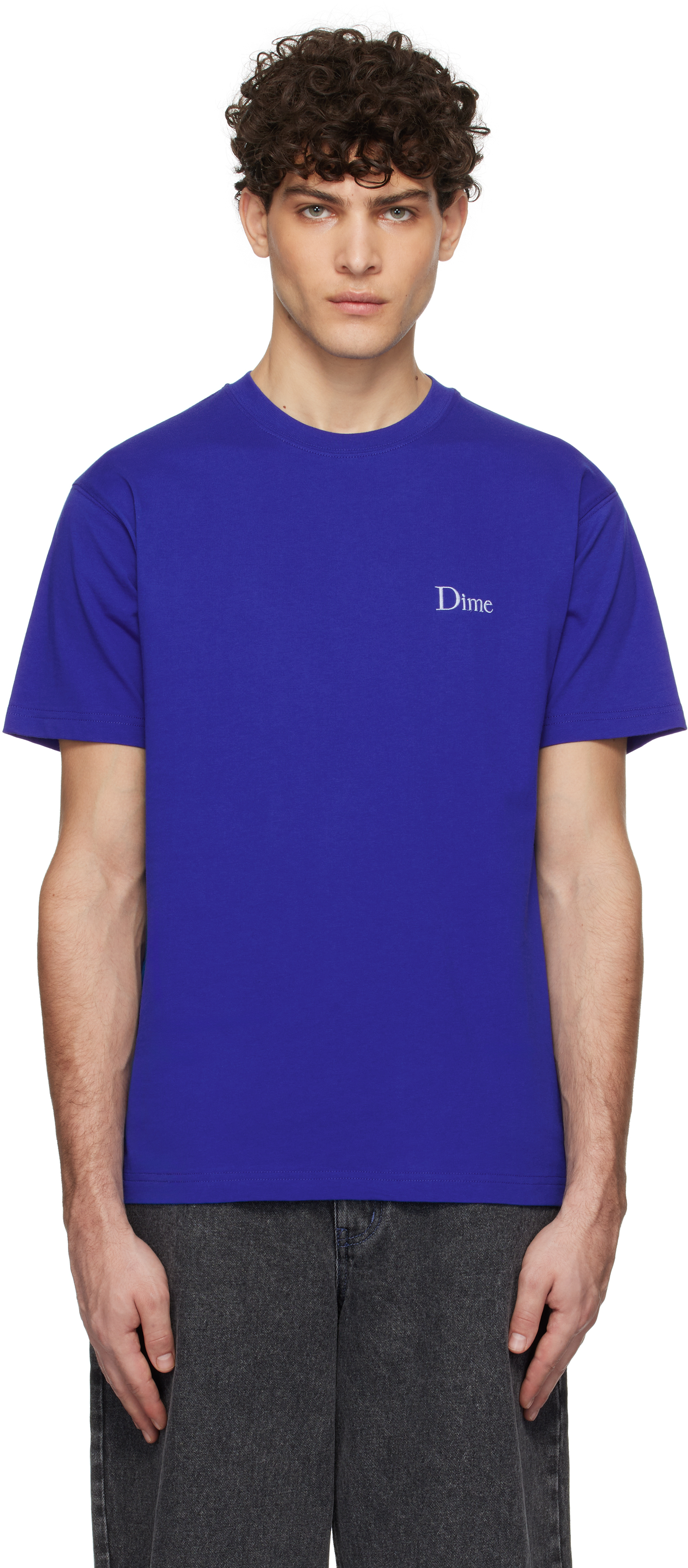 Blue Classic Small Logo T-shirt