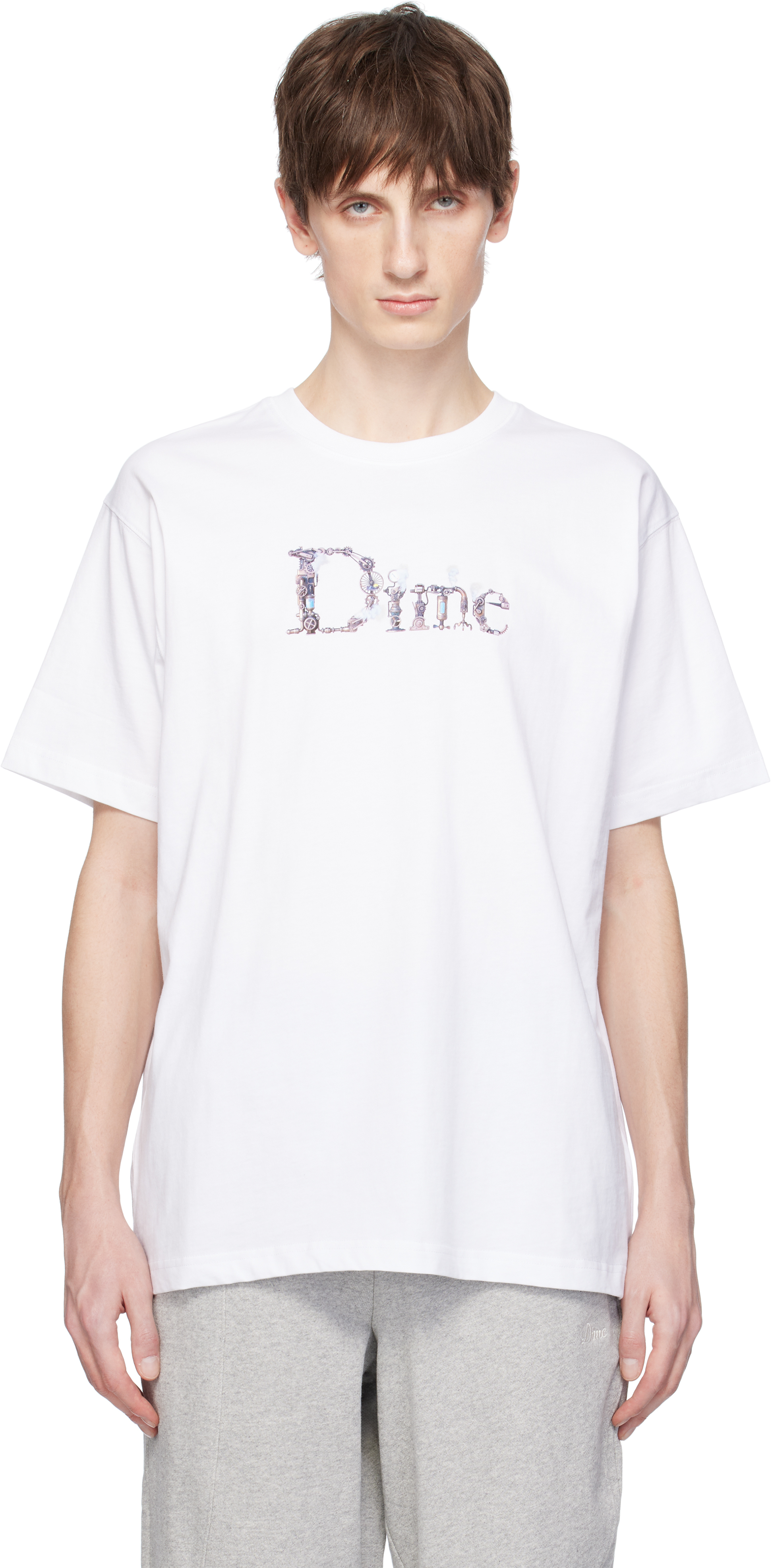 White Classic Steampunk T-shirt