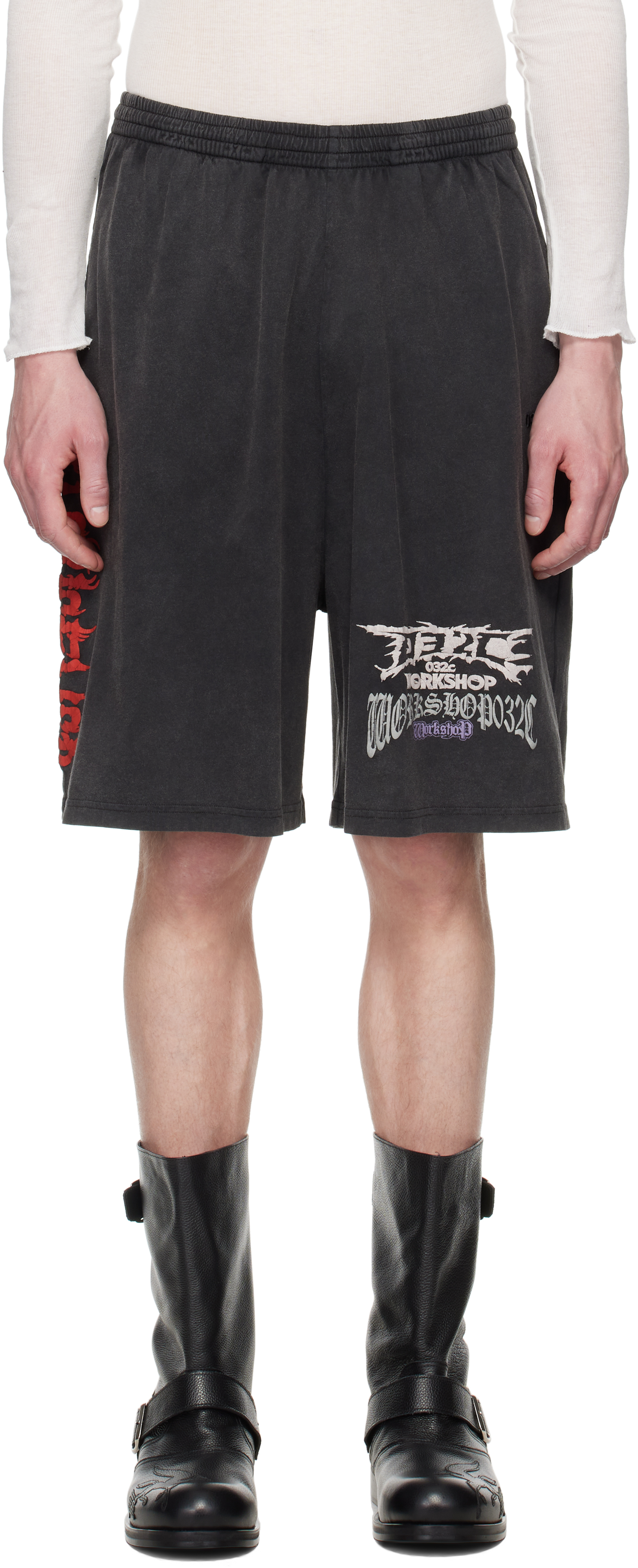 Black Telepresence Comfort Shorts