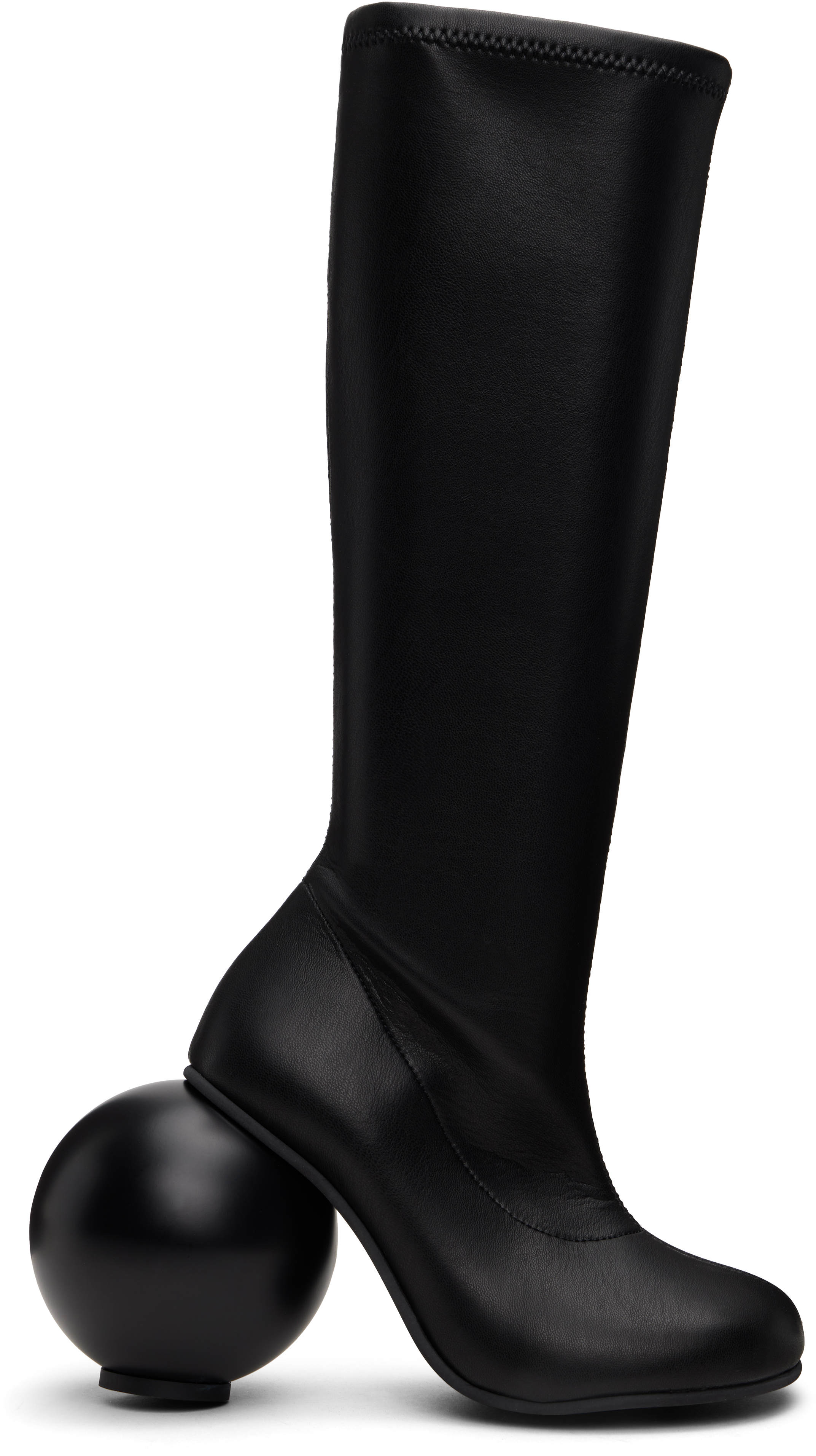 Black Ball Tall Boots