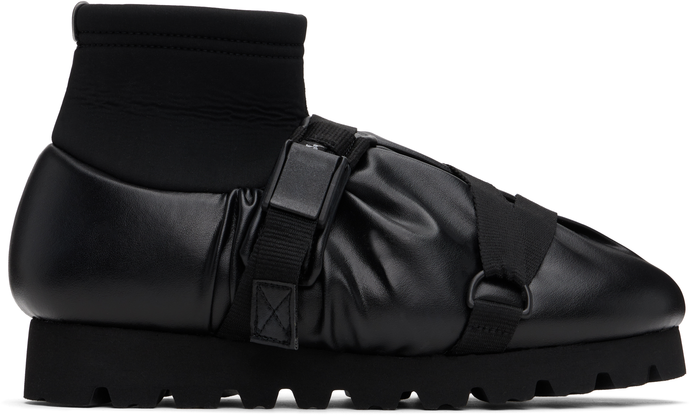 Black Camp Mid Sneakers