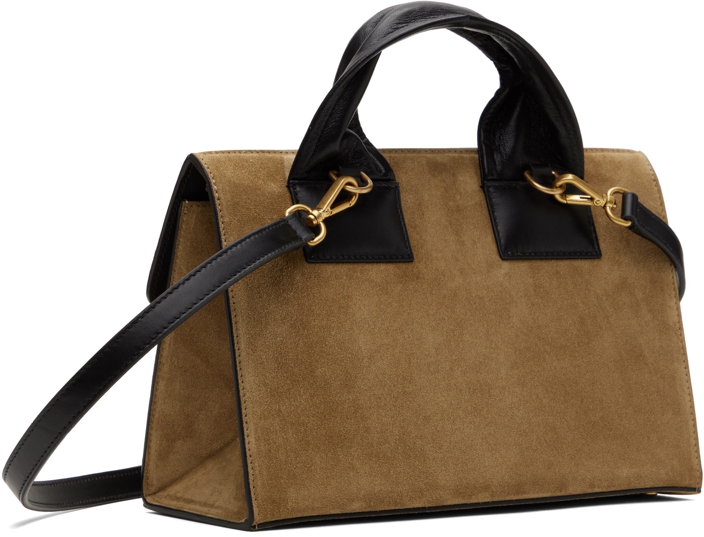 Nanushka Brown Sandi Lock Bag In Brown