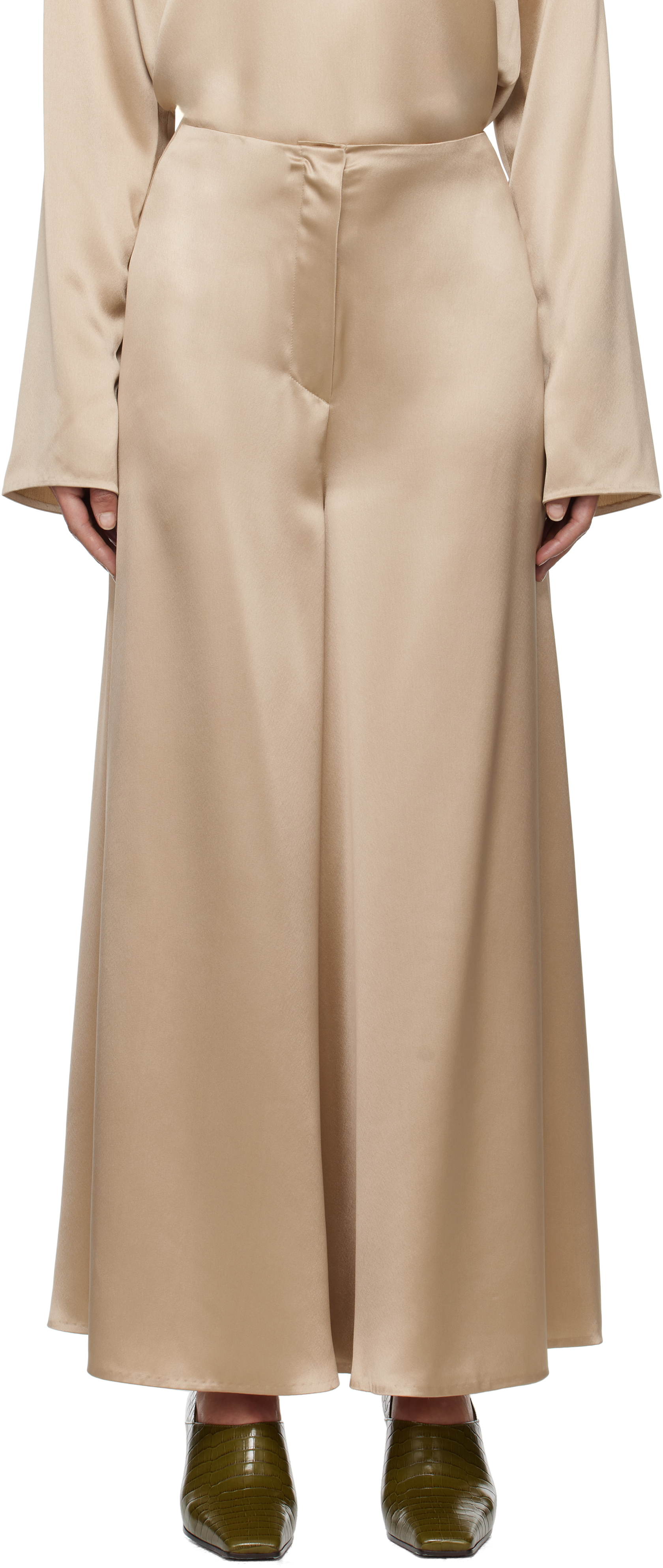 Beige Zaniah Trousers