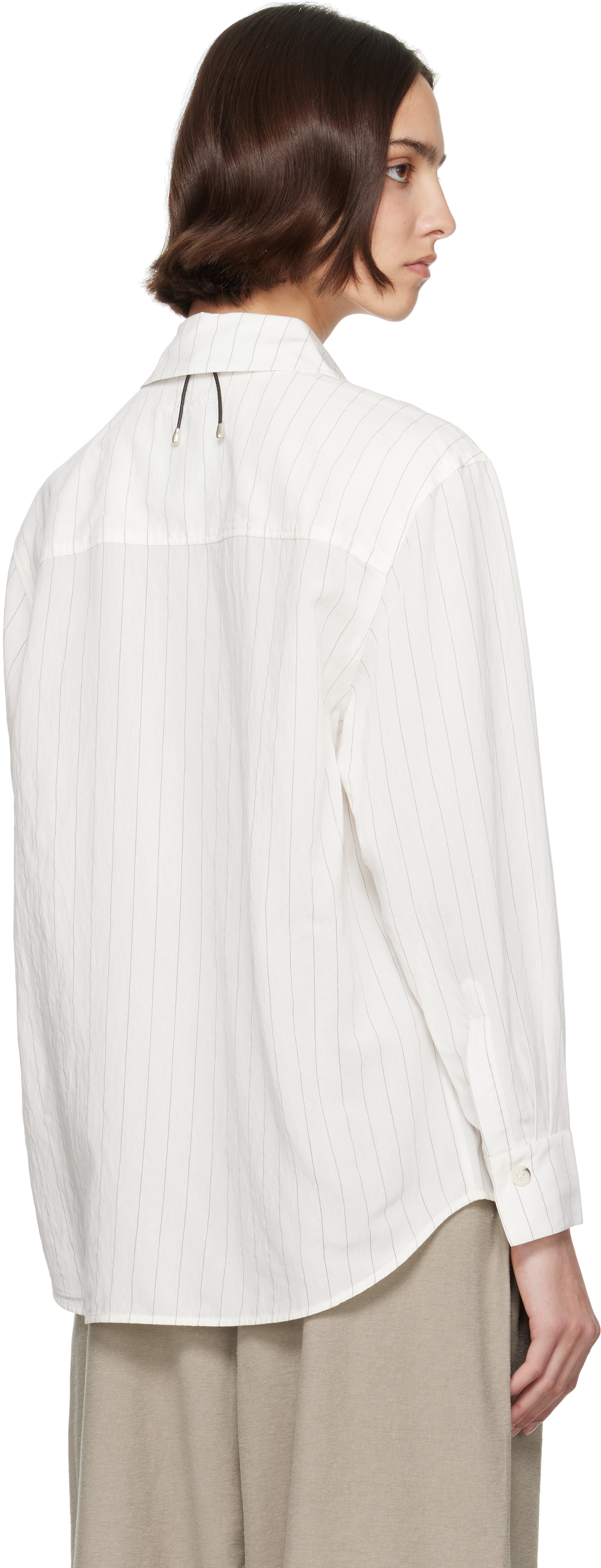 Nanushka White Fryda Shirt