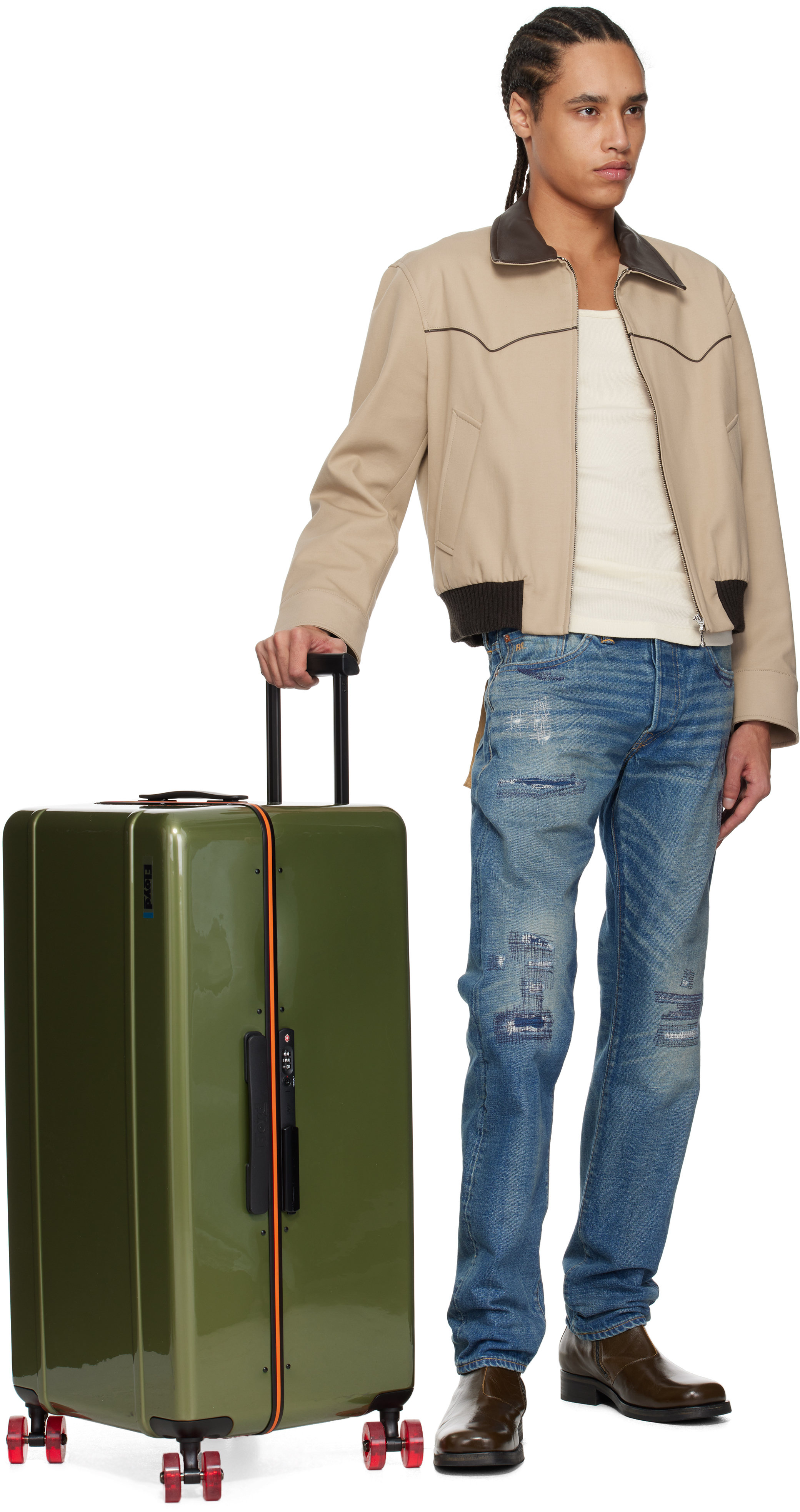 Floyd Green Bold Suitcase In Vegas Green