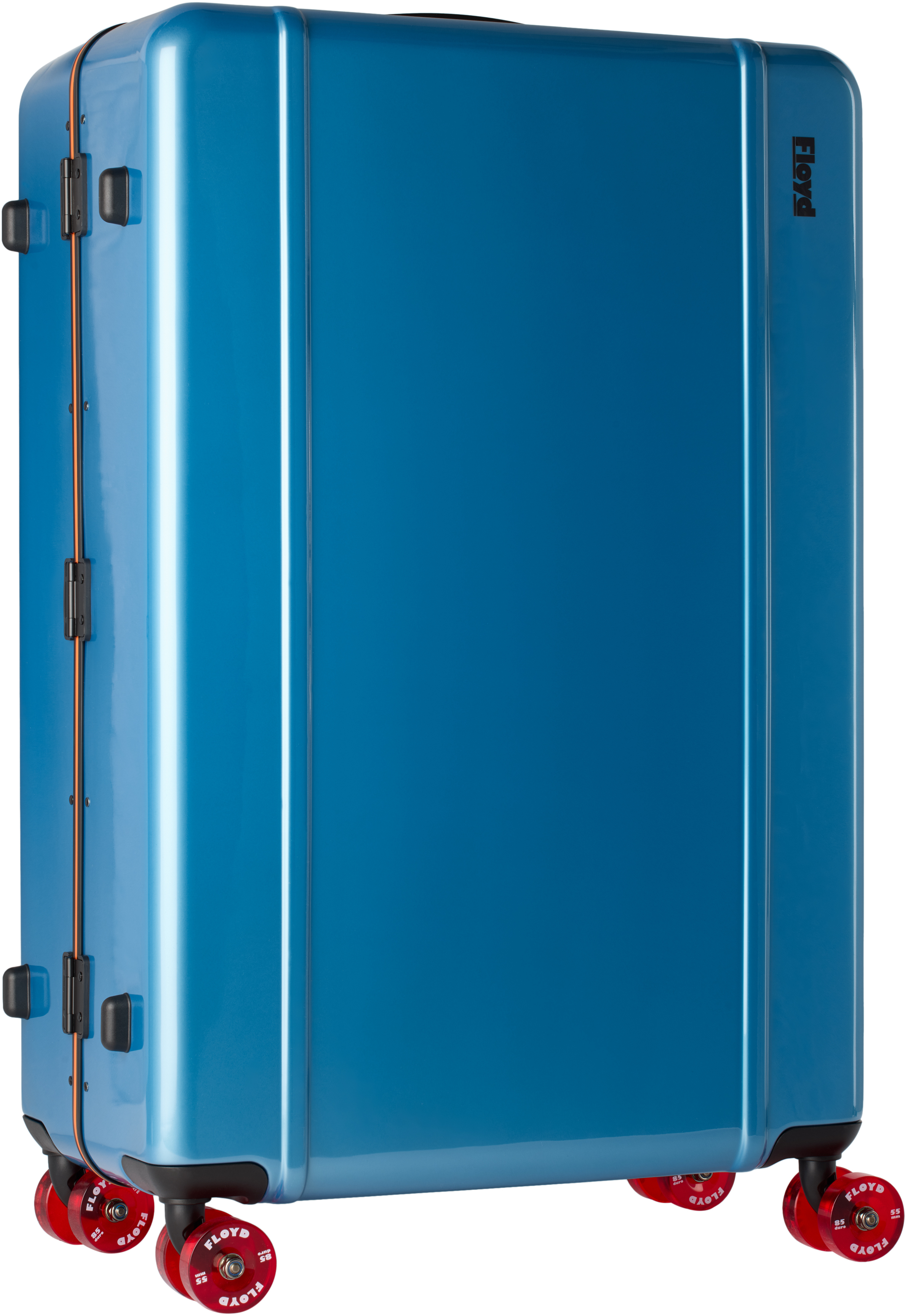 Floyd Blue Trunk Suitcase In Pacific Blue