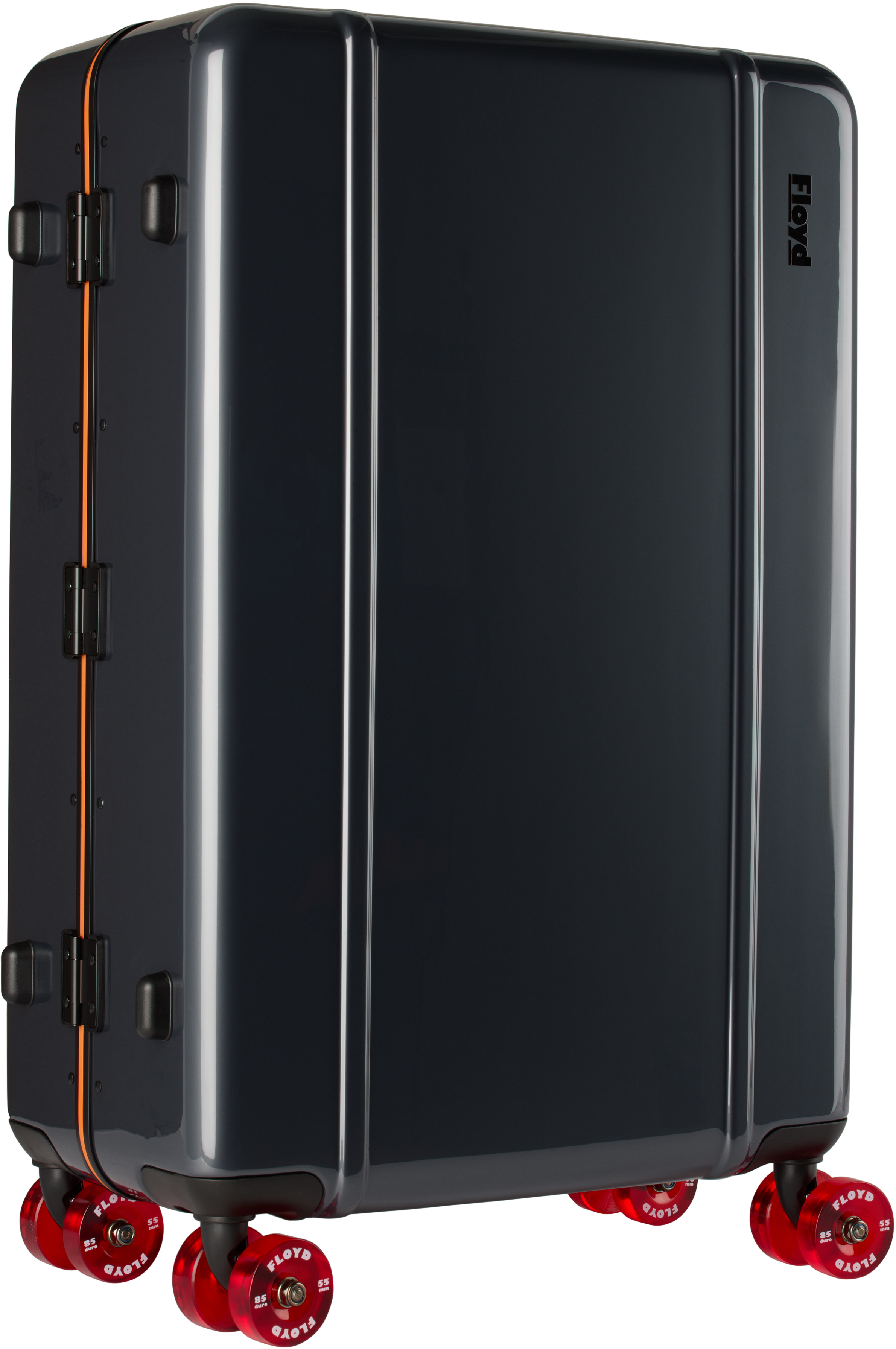 Floyd Gray  Check-in Suitcase In Tarmac Grey