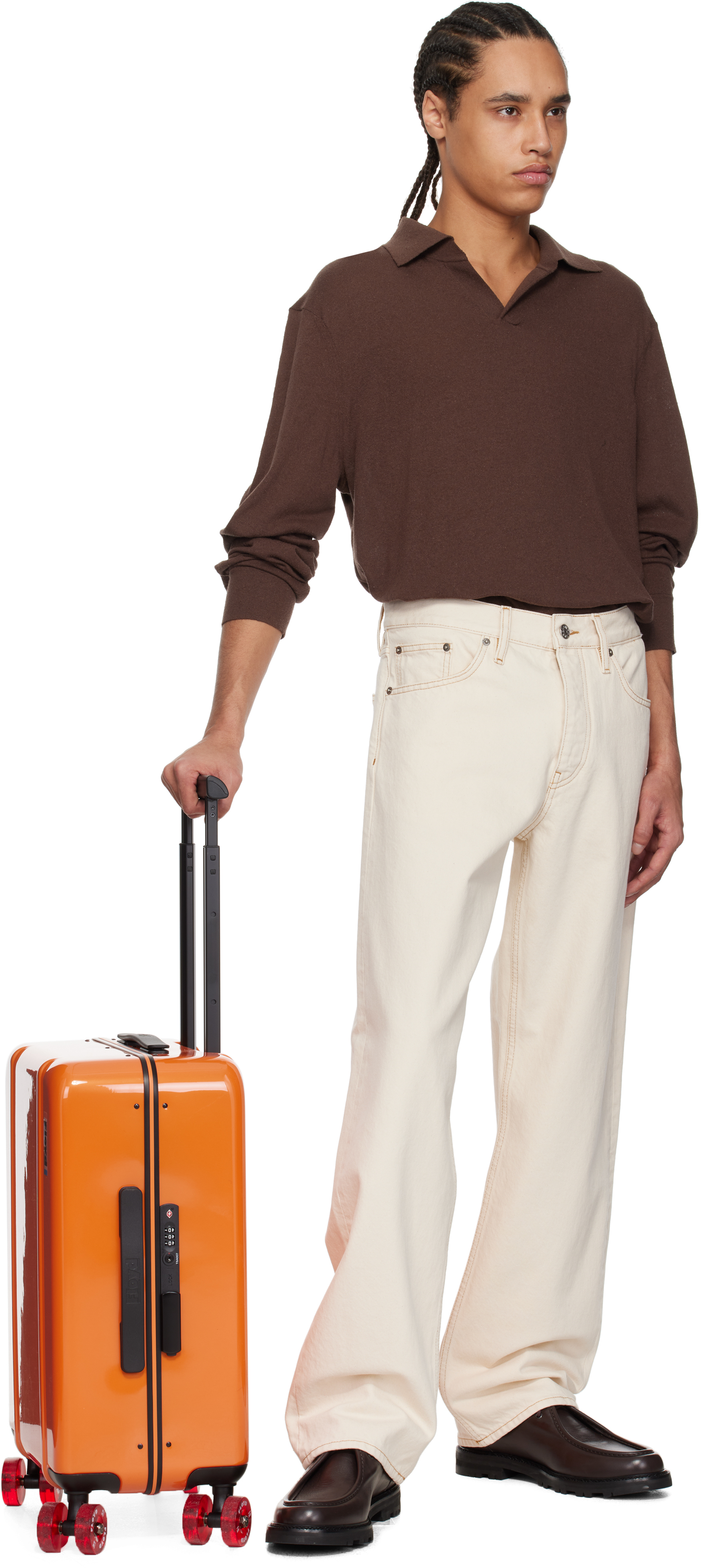 Floyd Orange Cabin Suitcase In Hot Orange