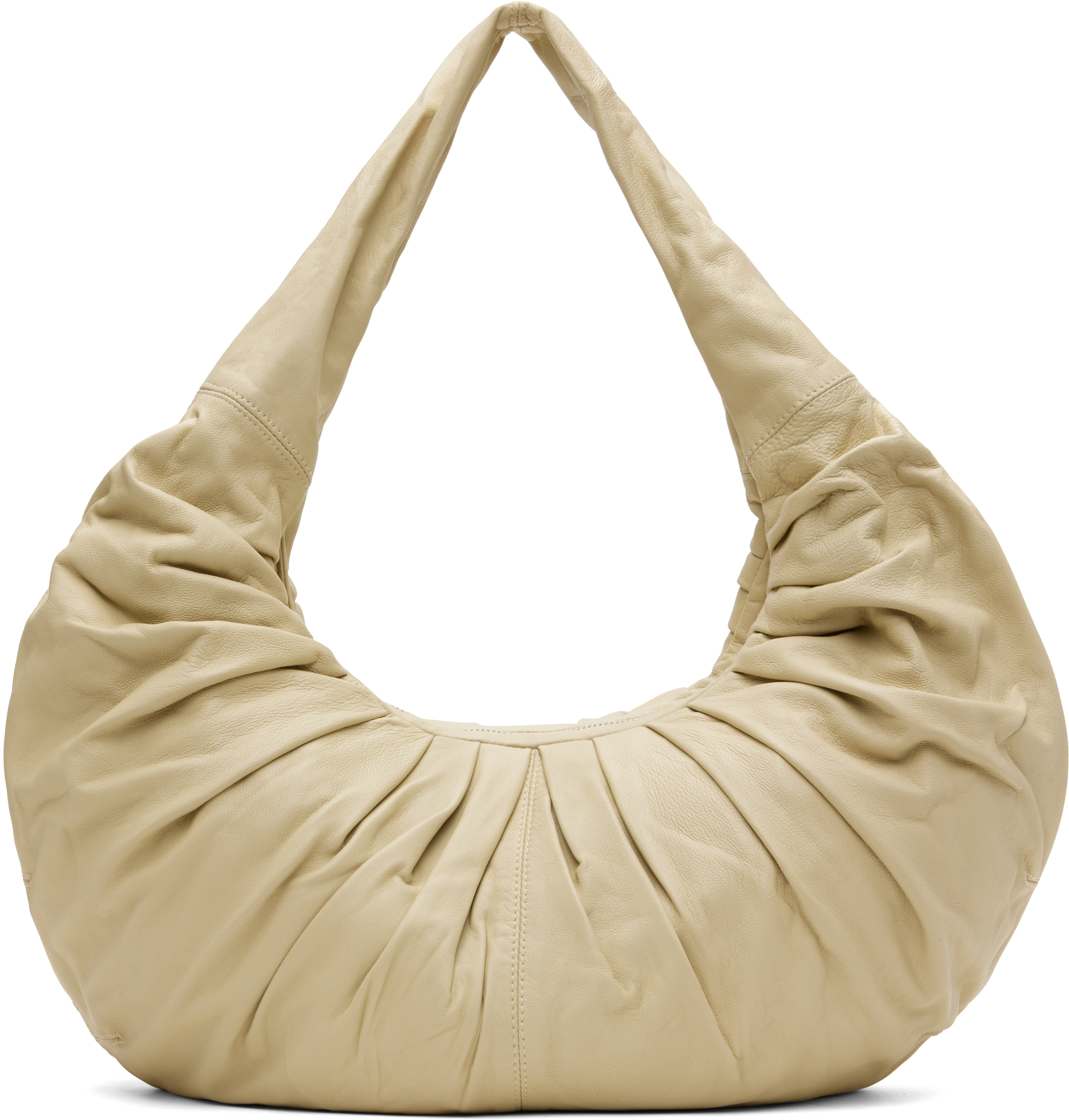 Shop Belle Off-white Miu Bag In Cream