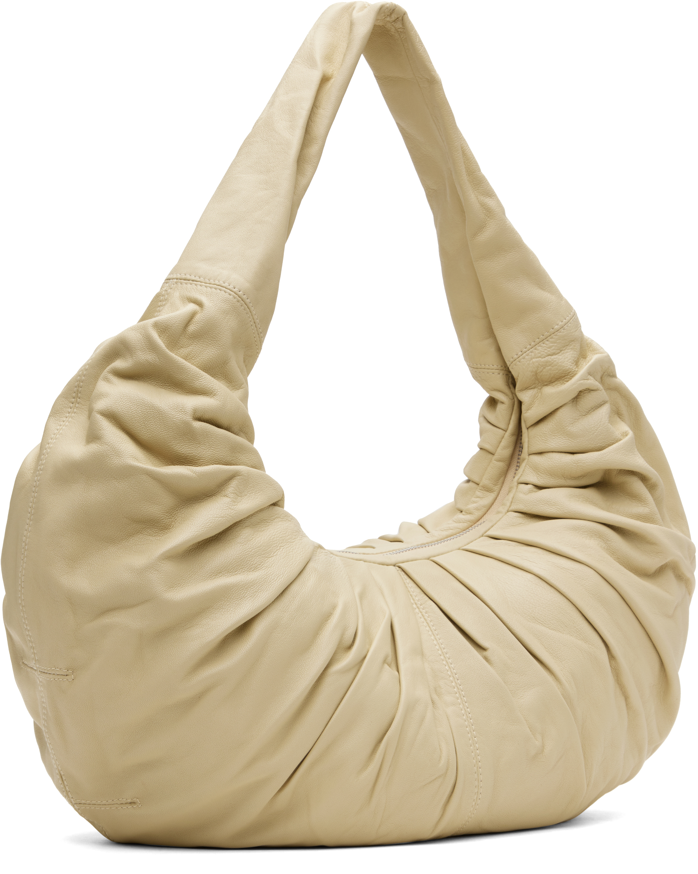 Shop Belle Off-white Miu Bag In Cream