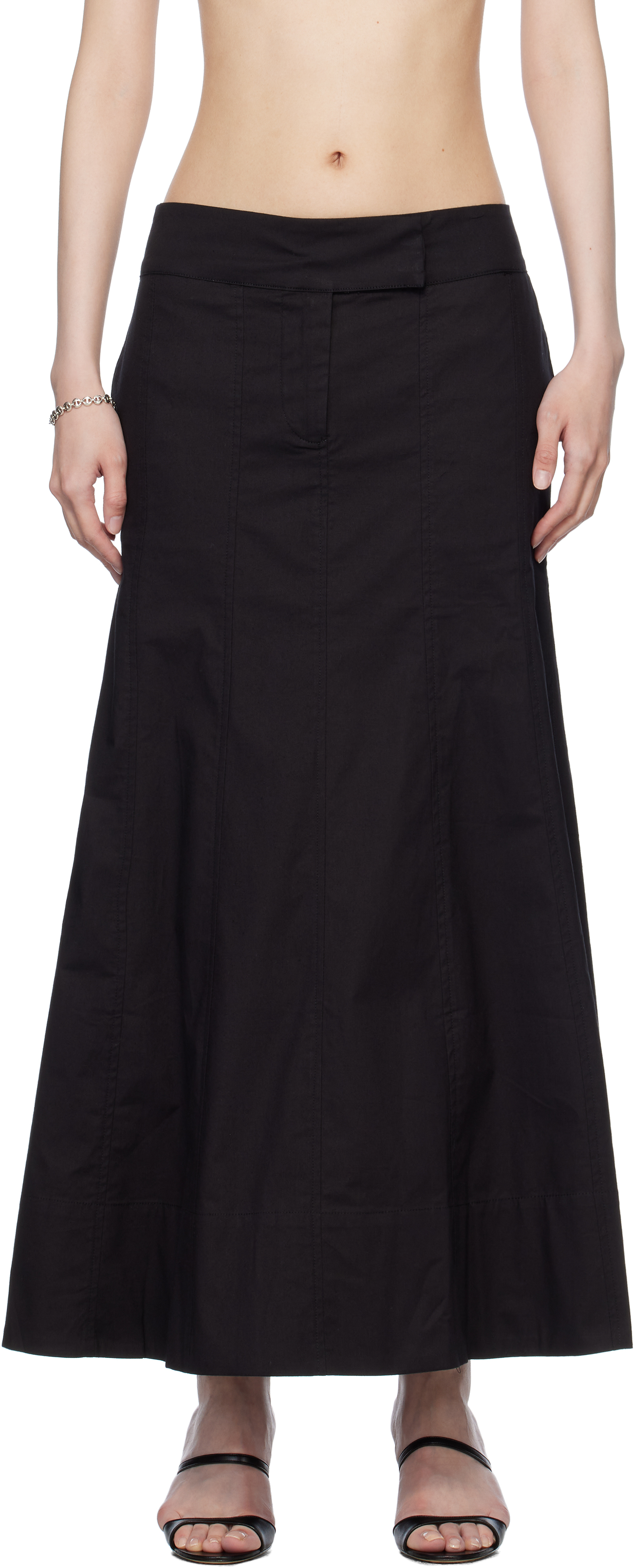 Black Paloma Maxi Skirt