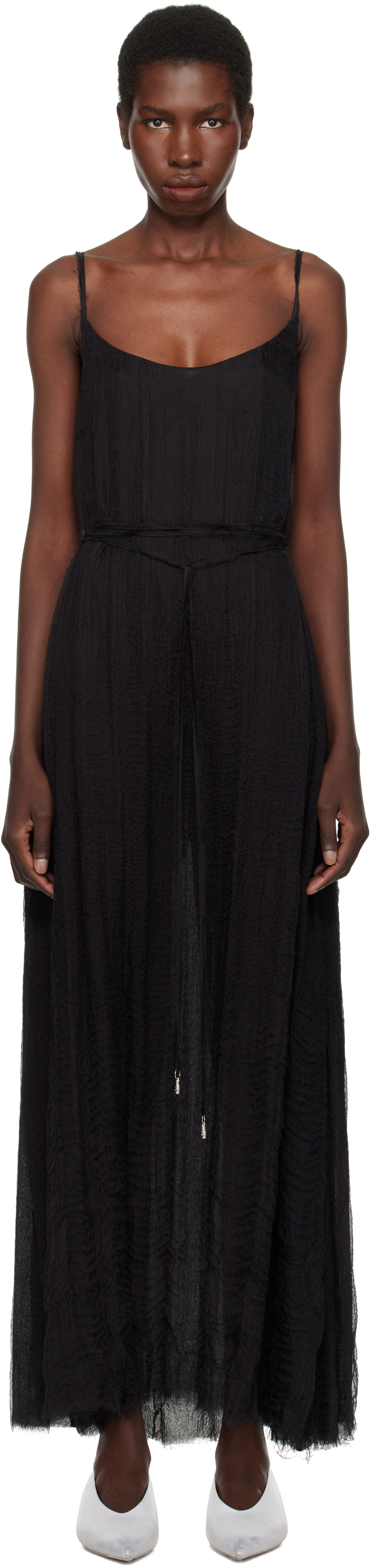 Black Amir Slip Maxi Dress