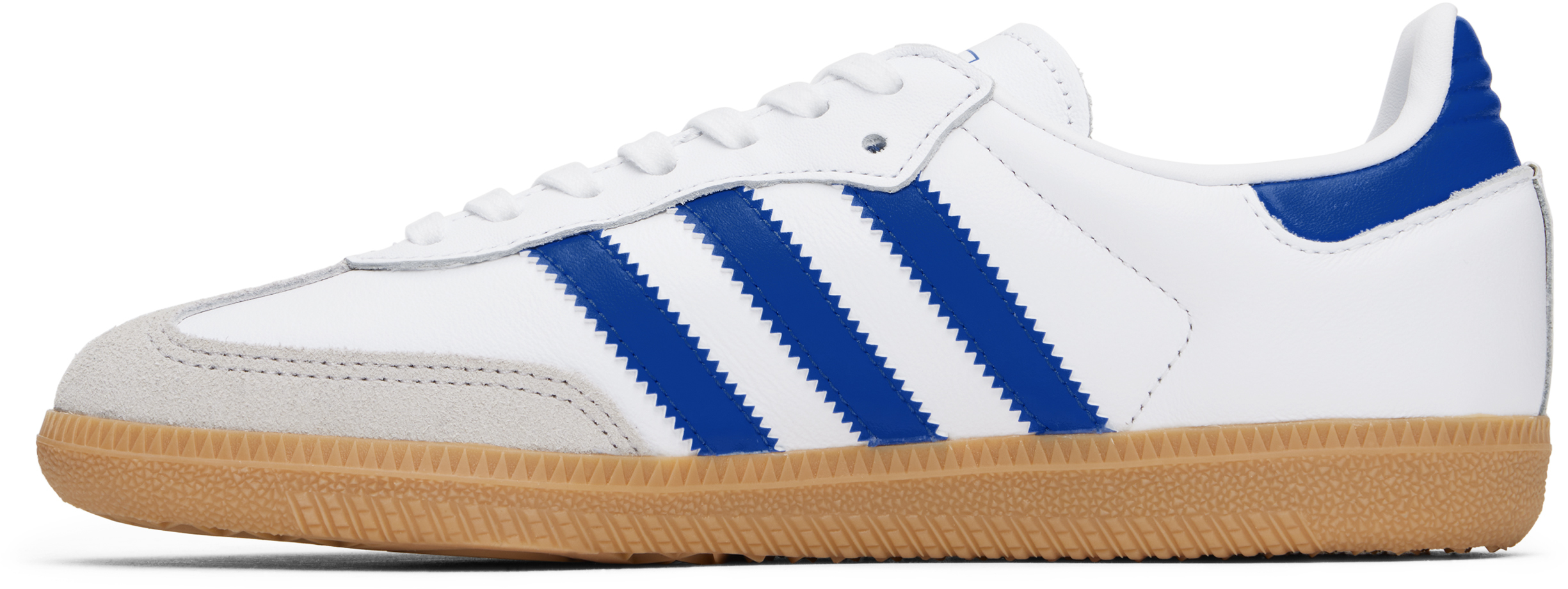 Adidas Originals Samba Og Sneakers In Ftwr White/blue/gum