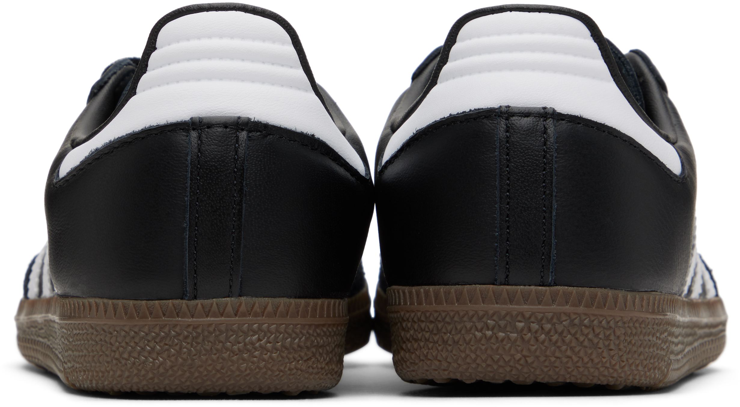 Adidas Originals Big Kids Black & White Samba Og Sneakers In Core Black/ftwr Whit