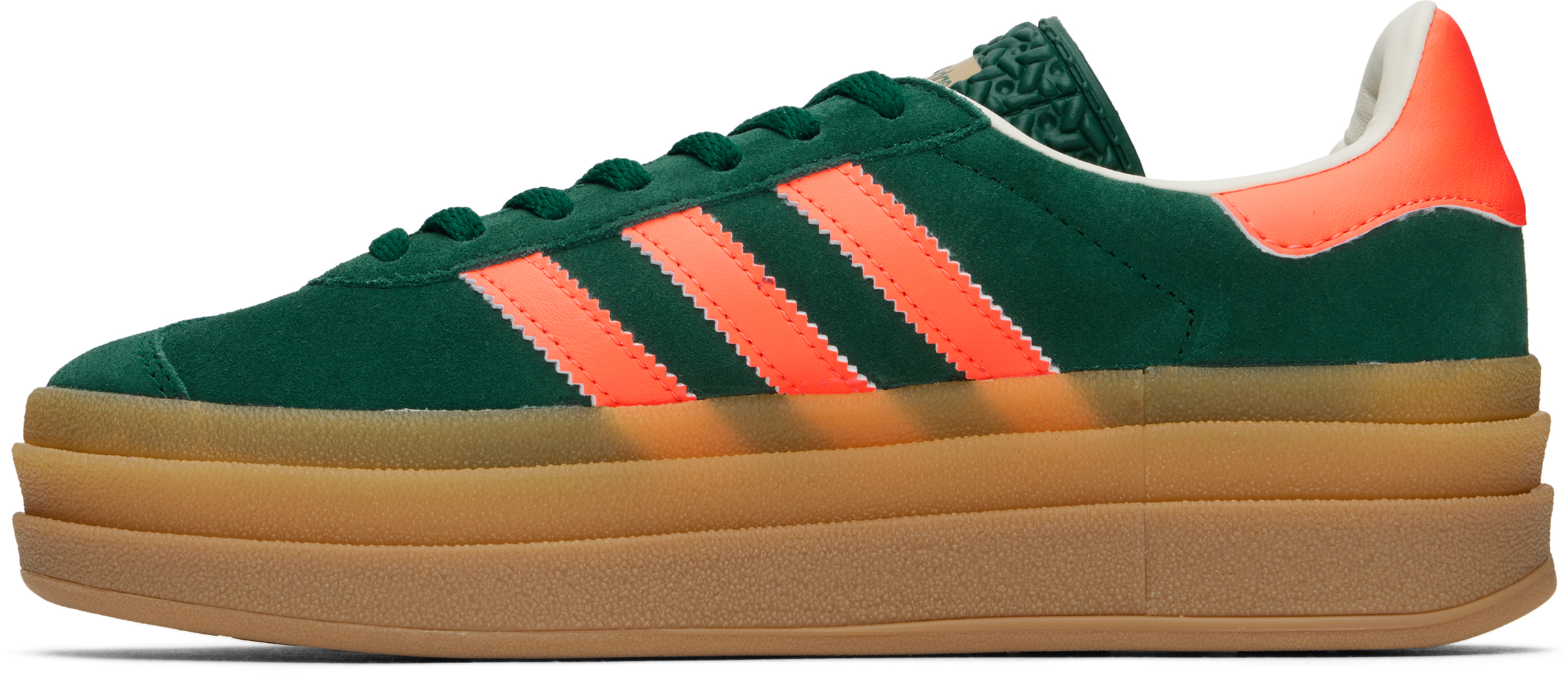 Adidas Originals Girls Gazelle Bold In Signal Coral/collegiate Green/gum |  ModeSens