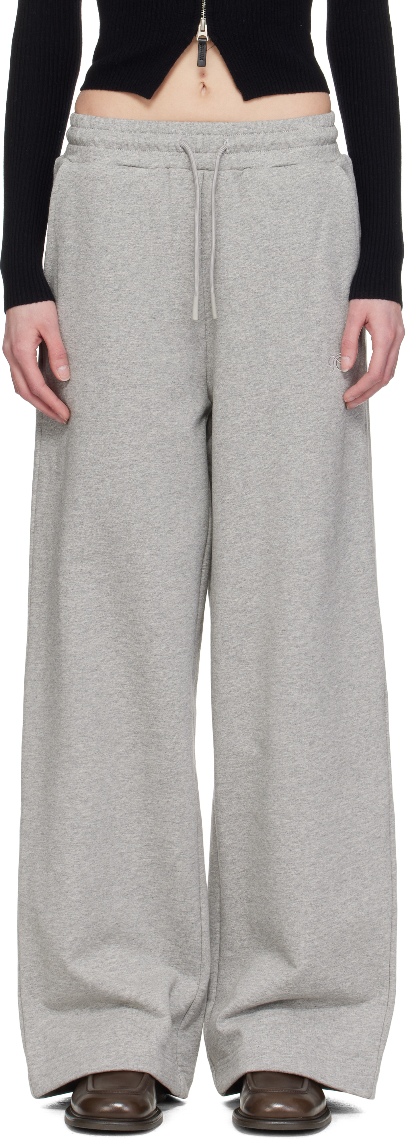 Gray Casual Sweatpants