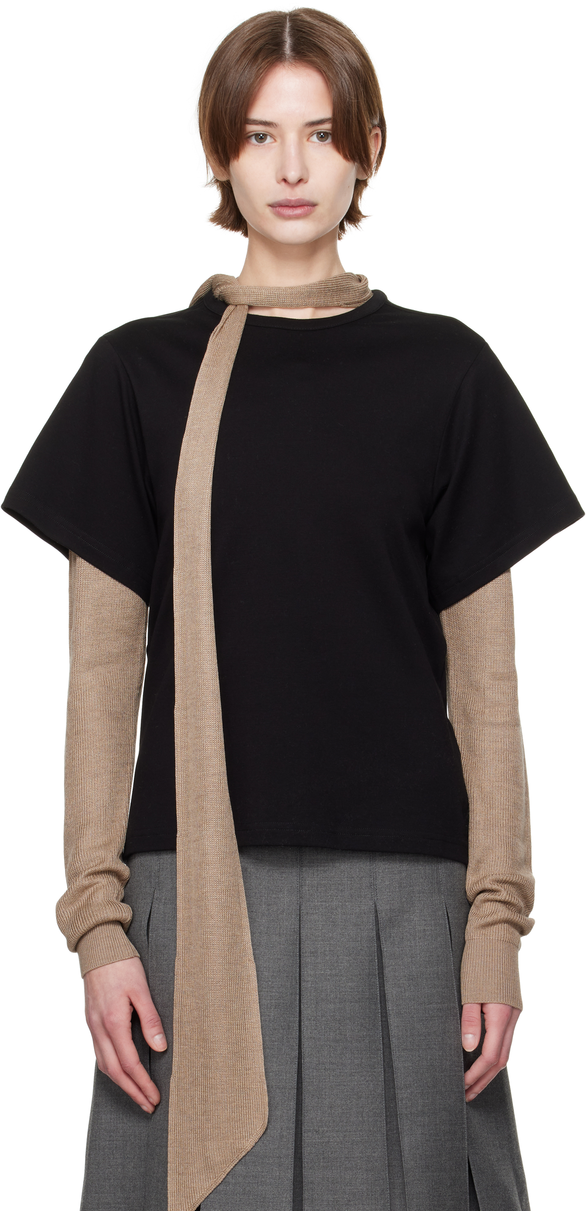 Fax Copy Express Black 'the Easy' T-shirt In Black