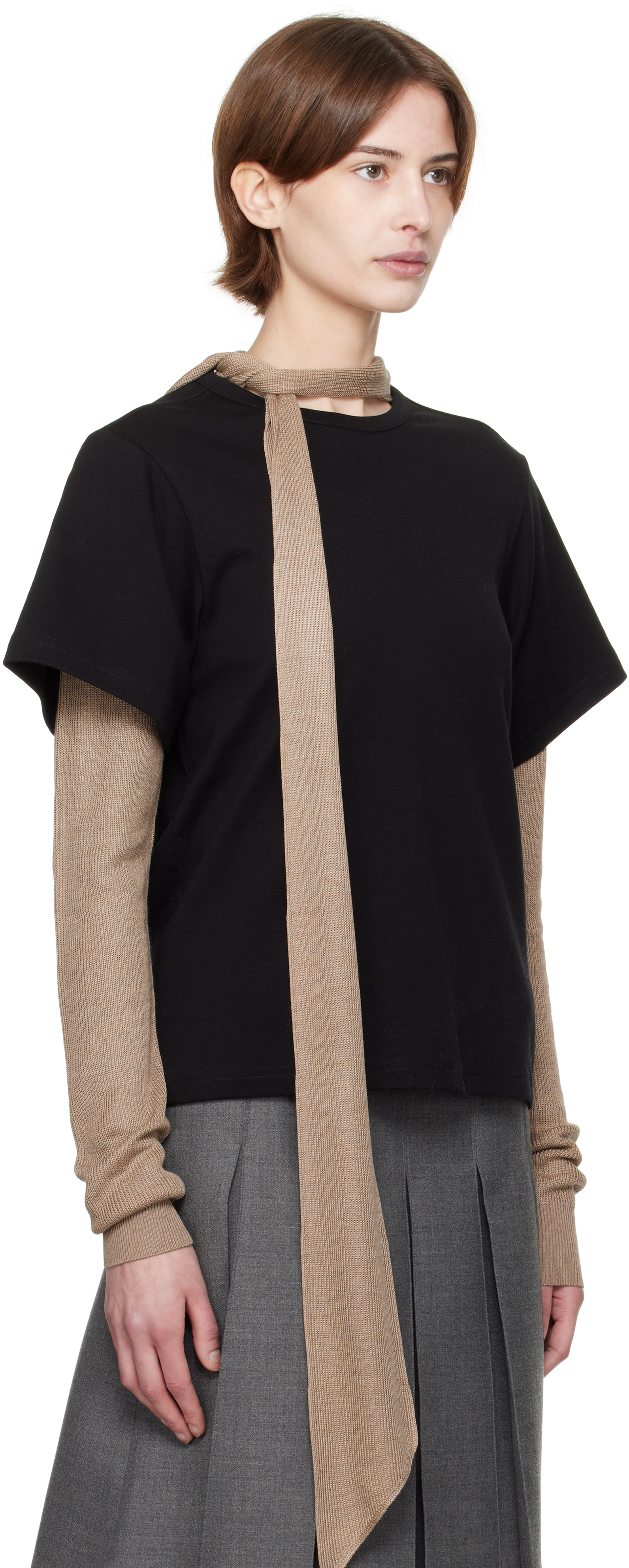 Fax Copy Express Black 'the Easy' T-shirt In Black