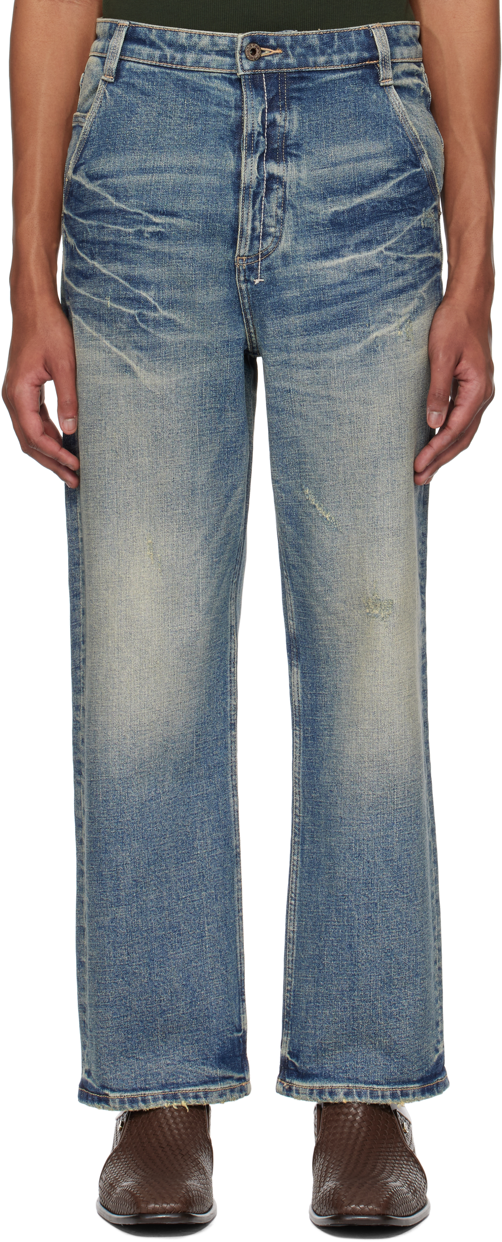 Fax Copy Express jeans for Men | SSENSE