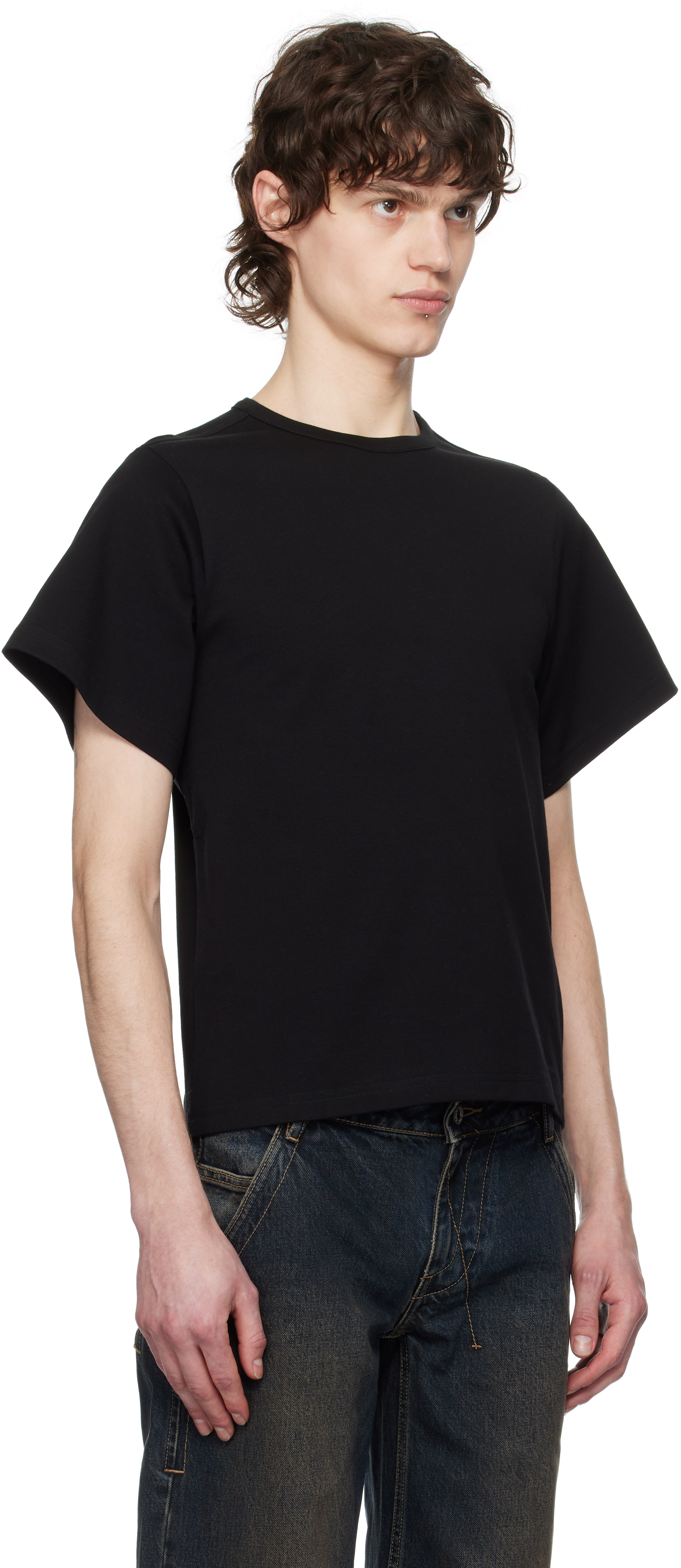 Fax Copy Express Black 'the Easy' T-shirt In Black