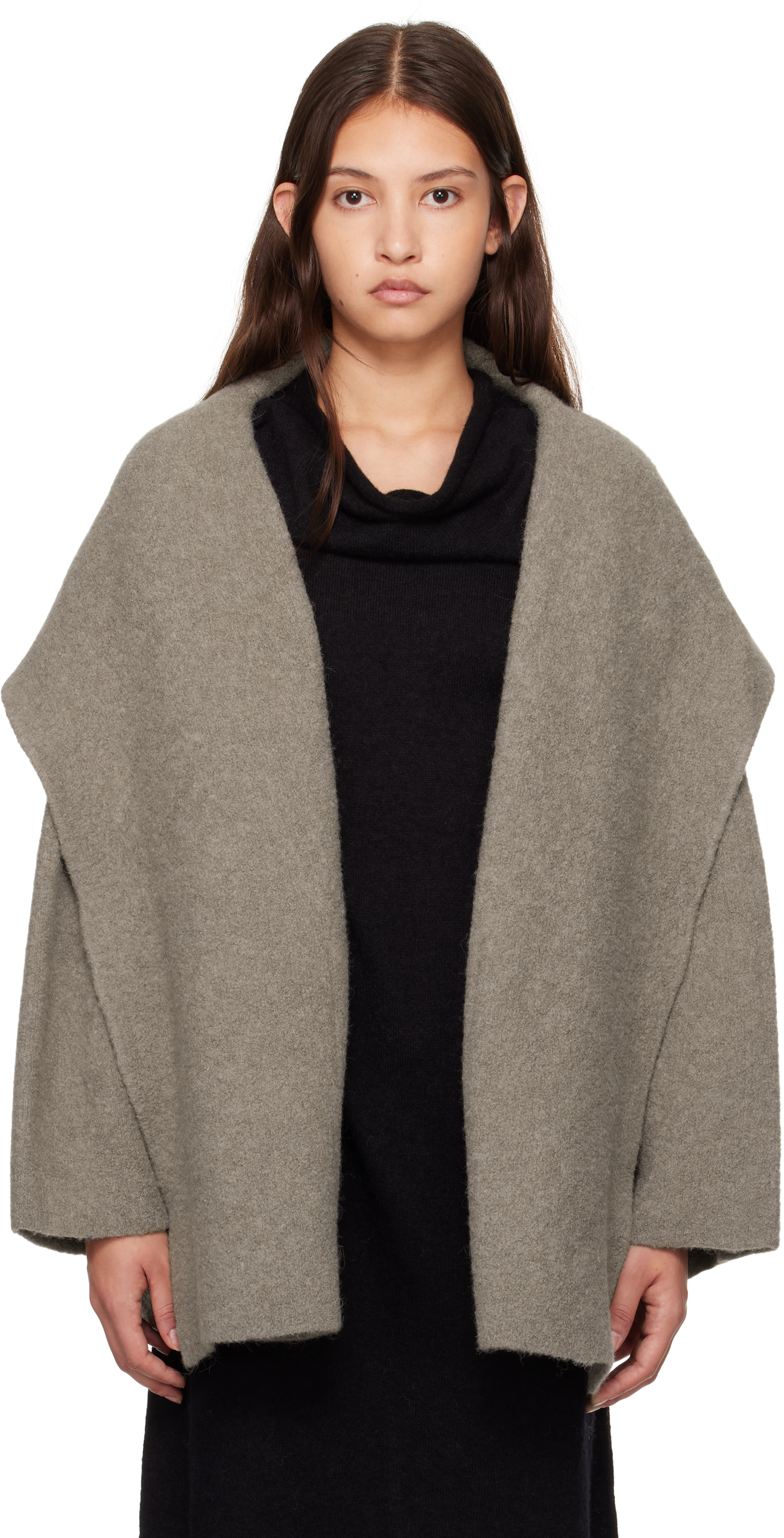 Gray Double Face Coat