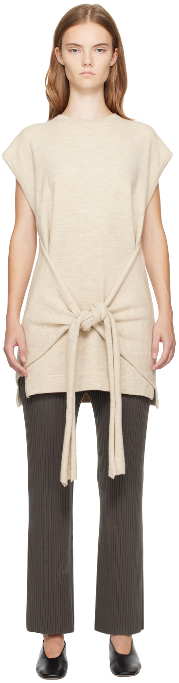 Beige Sleeves Sweater