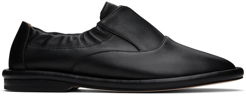 Shop Lauren Manoogian Black Banded Oxford Loafers In B01 Black