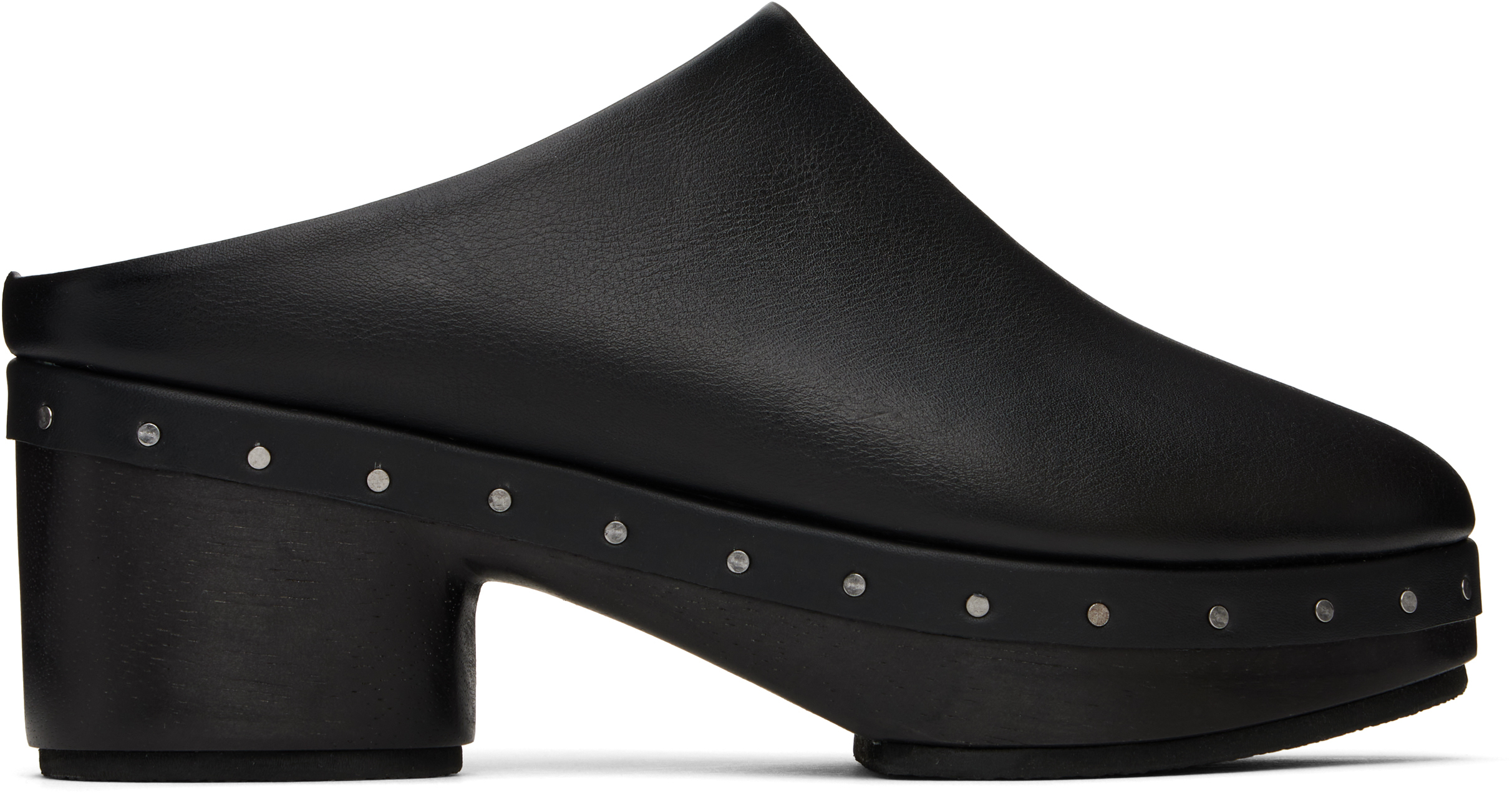 Black Studio Clogs