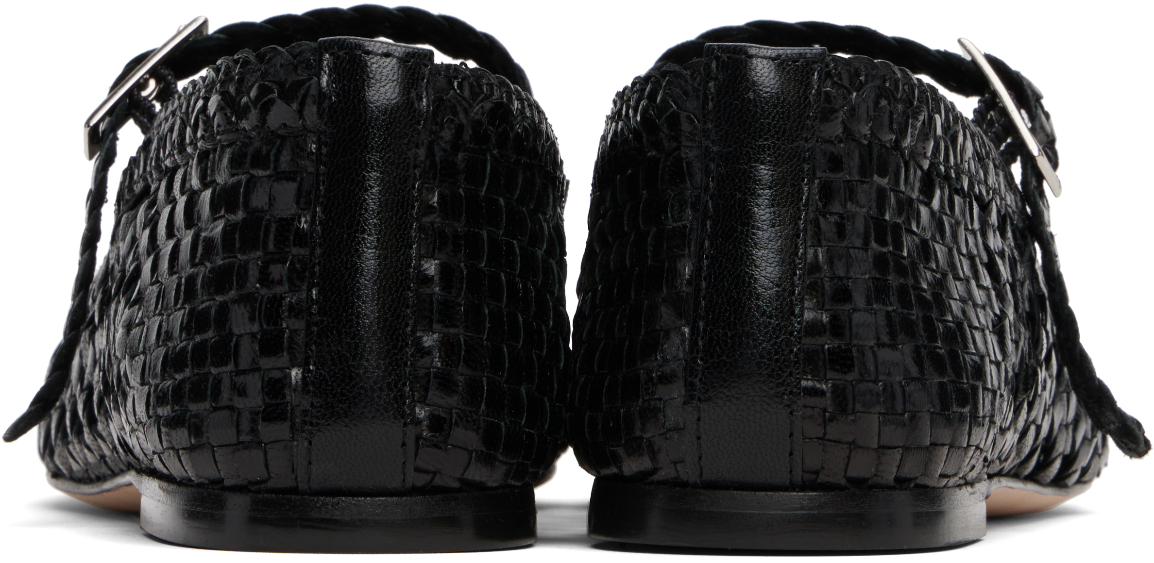 Miista Black Yeida Ballerina Flats