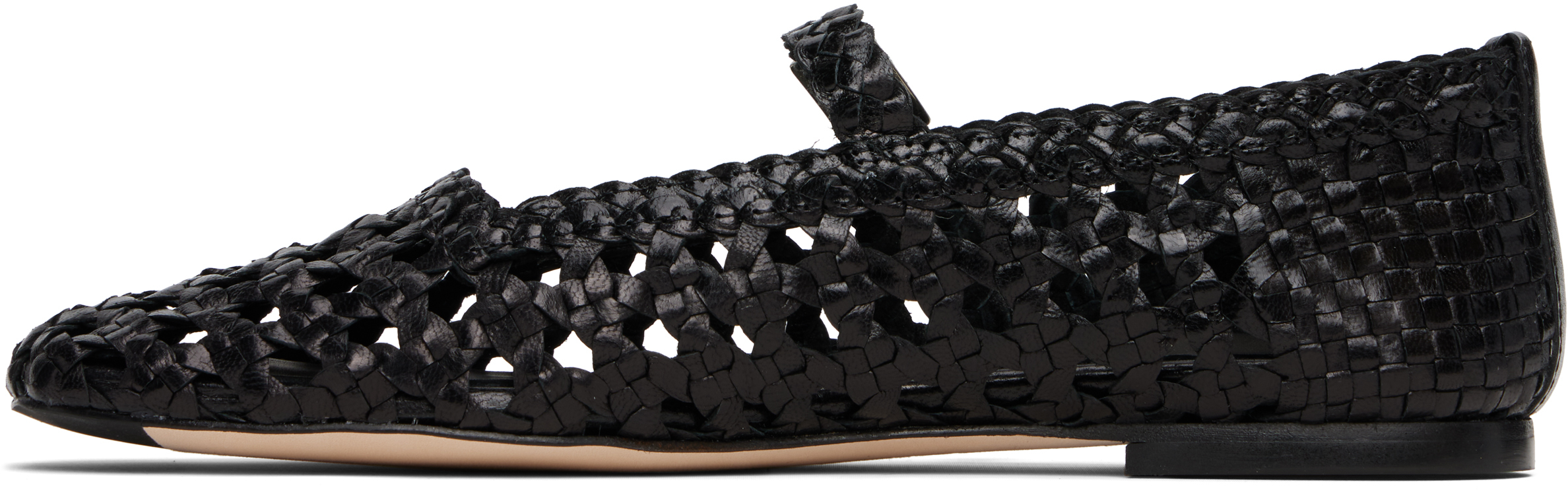 Miista Black Yeida Ballerina Flats