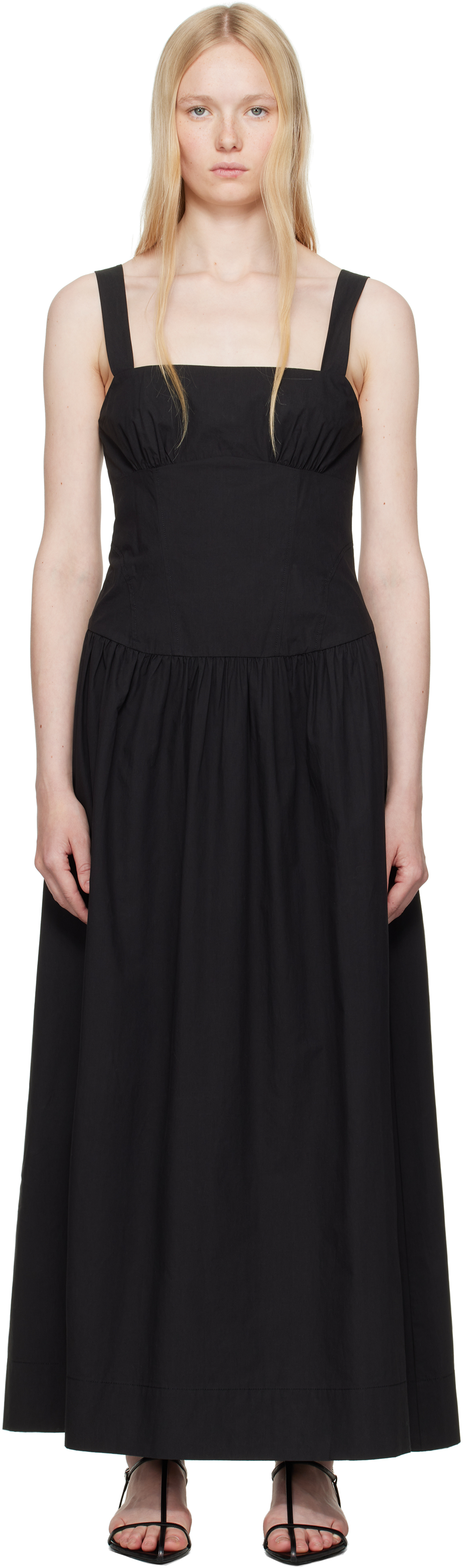 BEC & BRIDGE BLACK DUNE MAXI DRESS