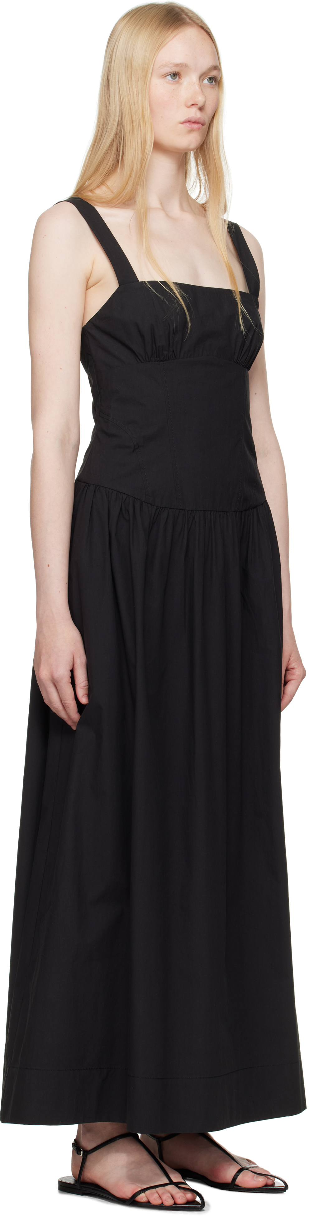 BEC & BRIDGE BLACK DUNE MAXI DRESS