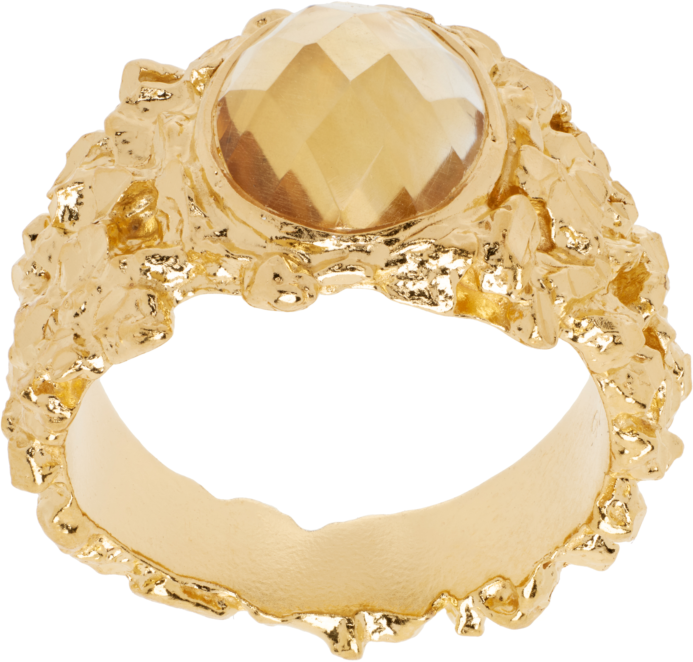 Gold Citrine Ring