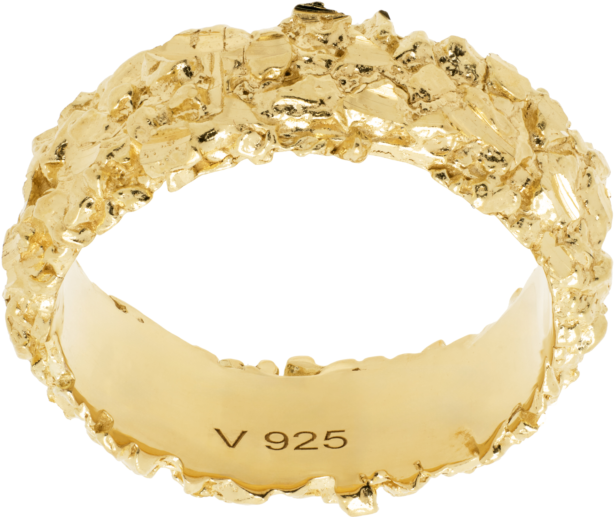 SSENSE Exclusive Gold VC007 Ring