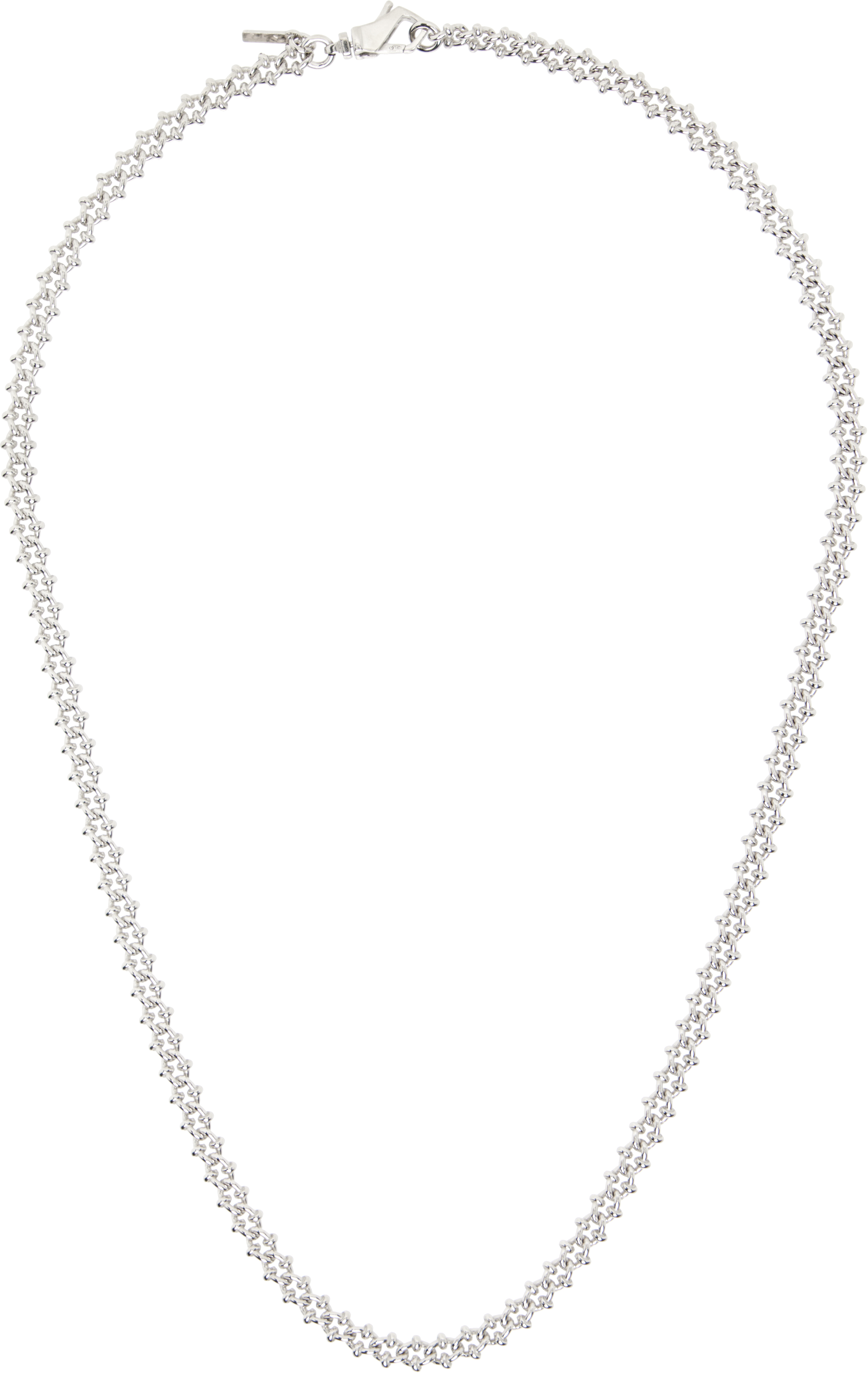 Silver Essential Knot Chain Necklace