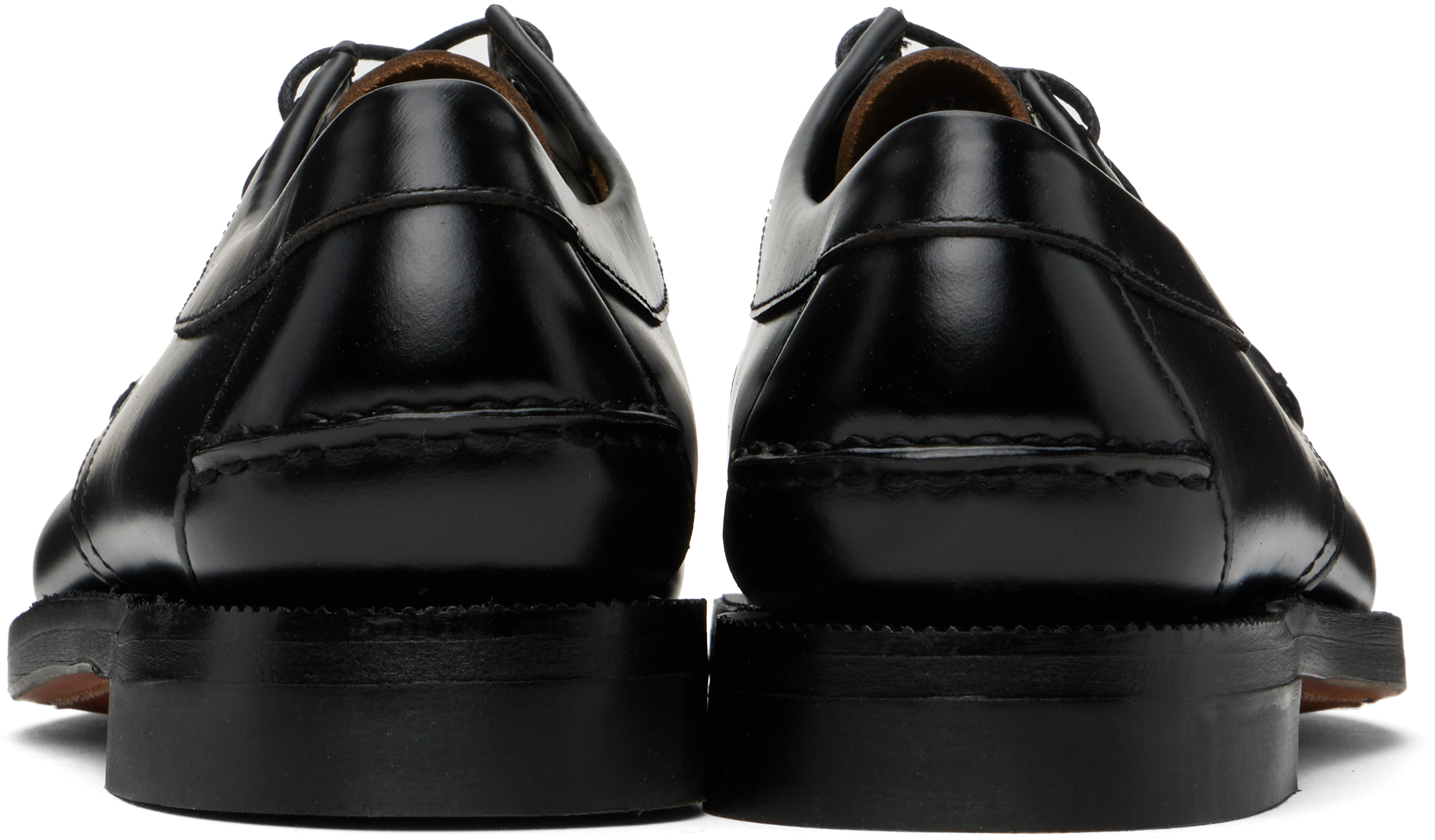 Sebago Black James Oxfords In Black